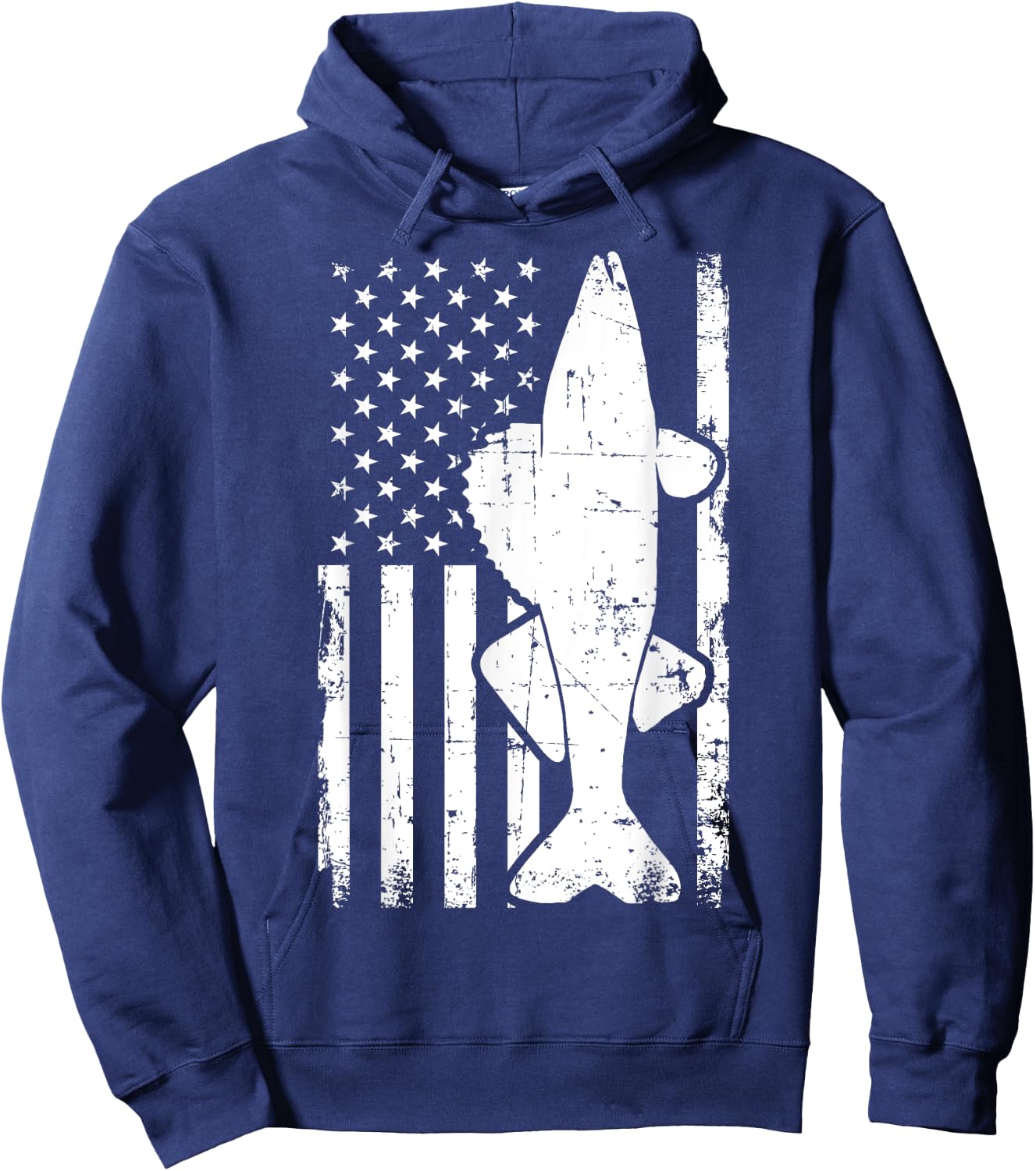 Walleye Fishing USA Hoodie - Hoodie | Navy