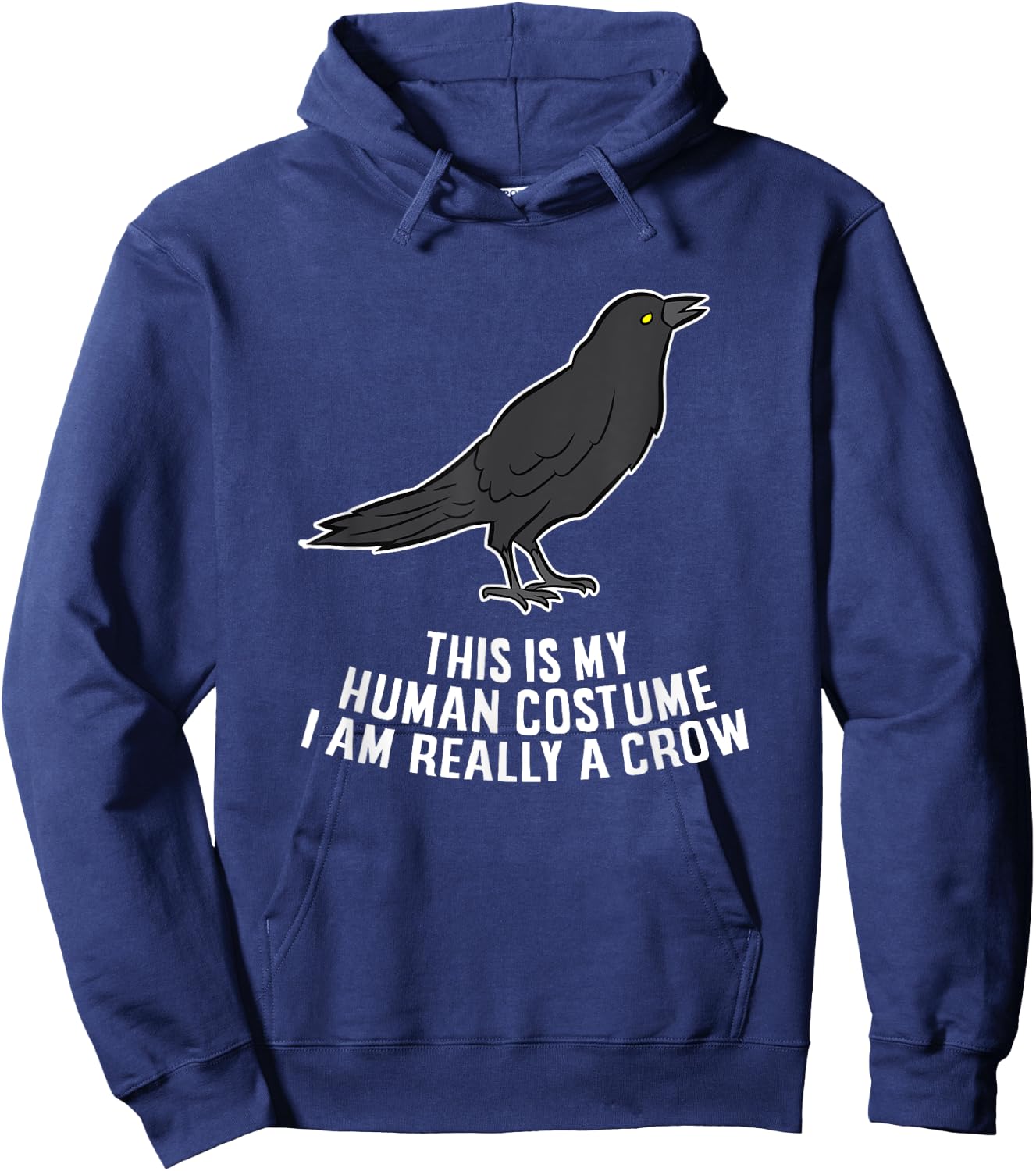This Is My Human Costume I'm Really A Crow Hoodie - Hoodie | Navy
