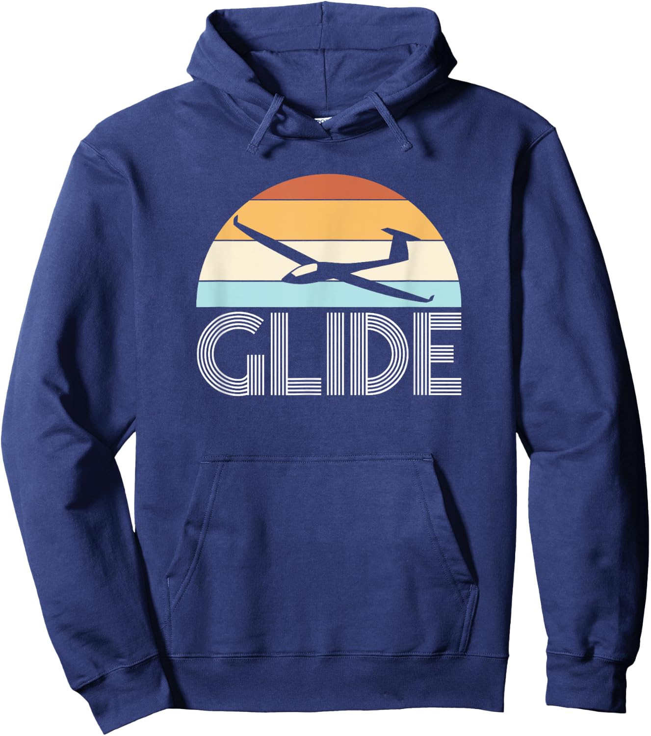 Glide Glider Aeroplane Sailor Gift Hoodie - Hoodie | Navy