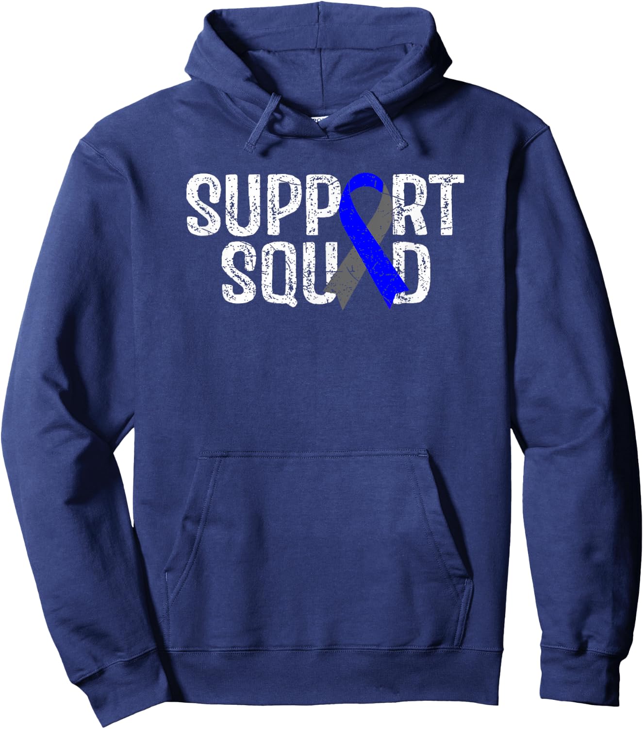Diabetes Awareness Support Squad Hoodie - Hoodie | Navy