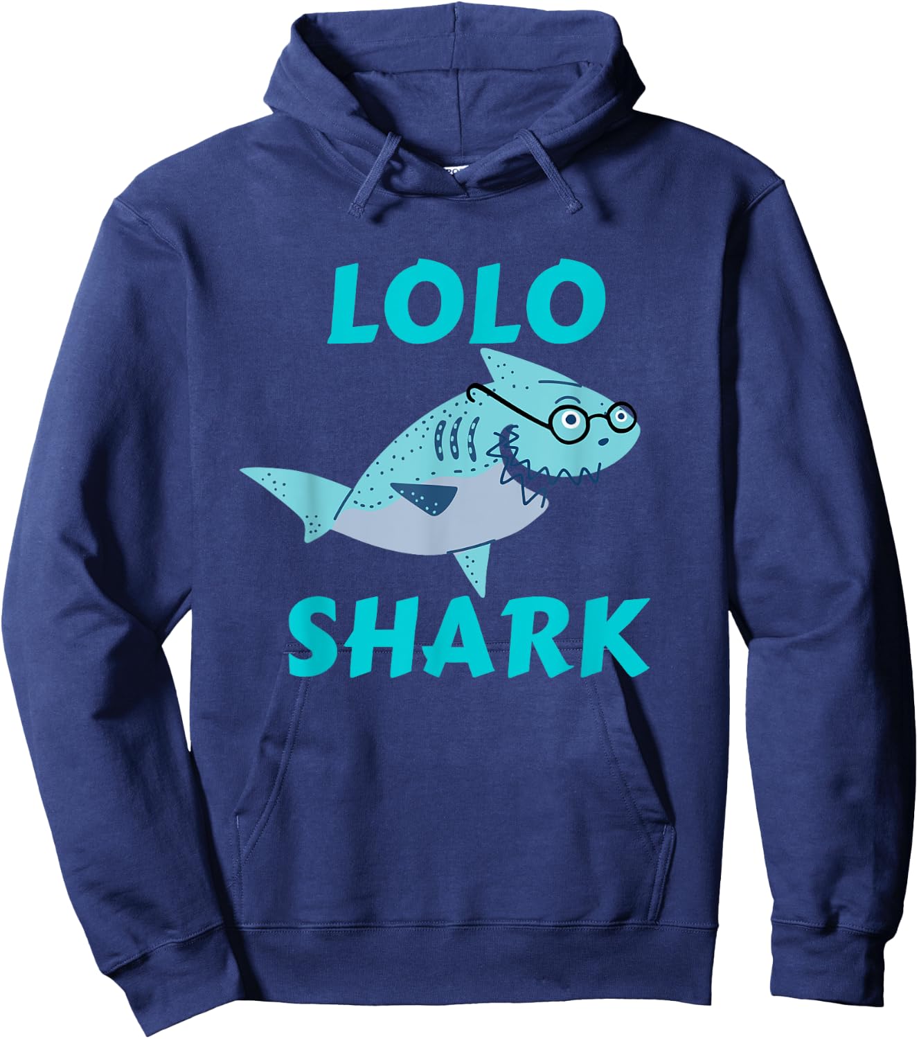 Lolo Shark Gift Filipino Grandpa Hoodie - Hoodie | Navy
