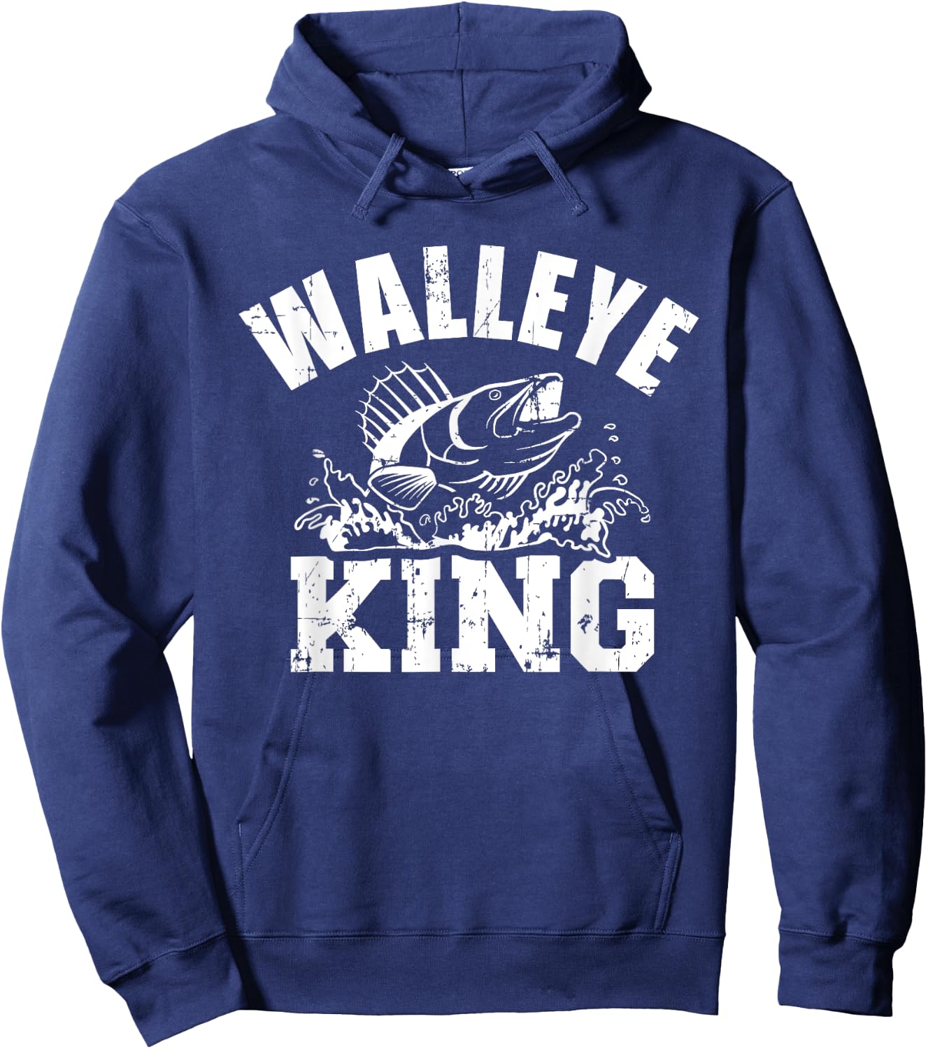 Walleye king Hoodie - Hoodie | Navy