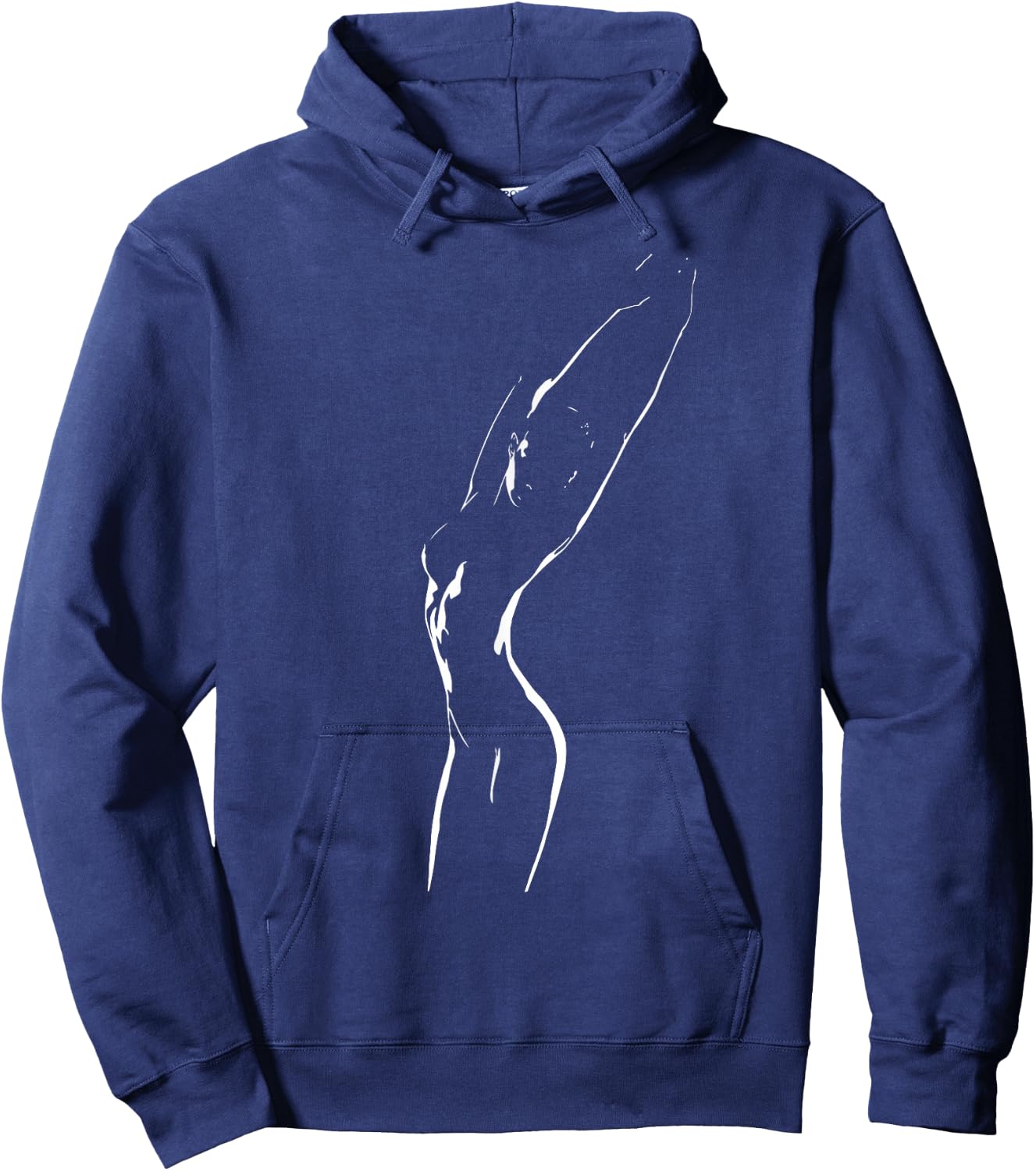 Sexy women's silhouette outline Hoodie - Hoodie | Navy
