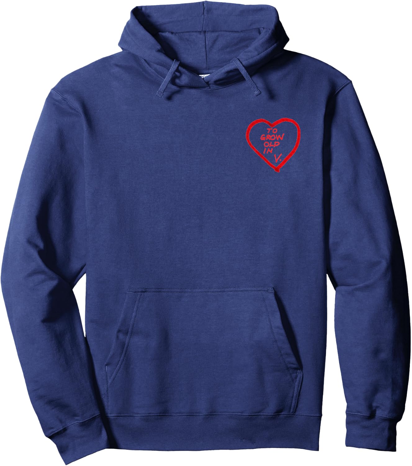 Marvel WandaVision to Grow Old in Heart Small Hoodie - Hoodie | Navy