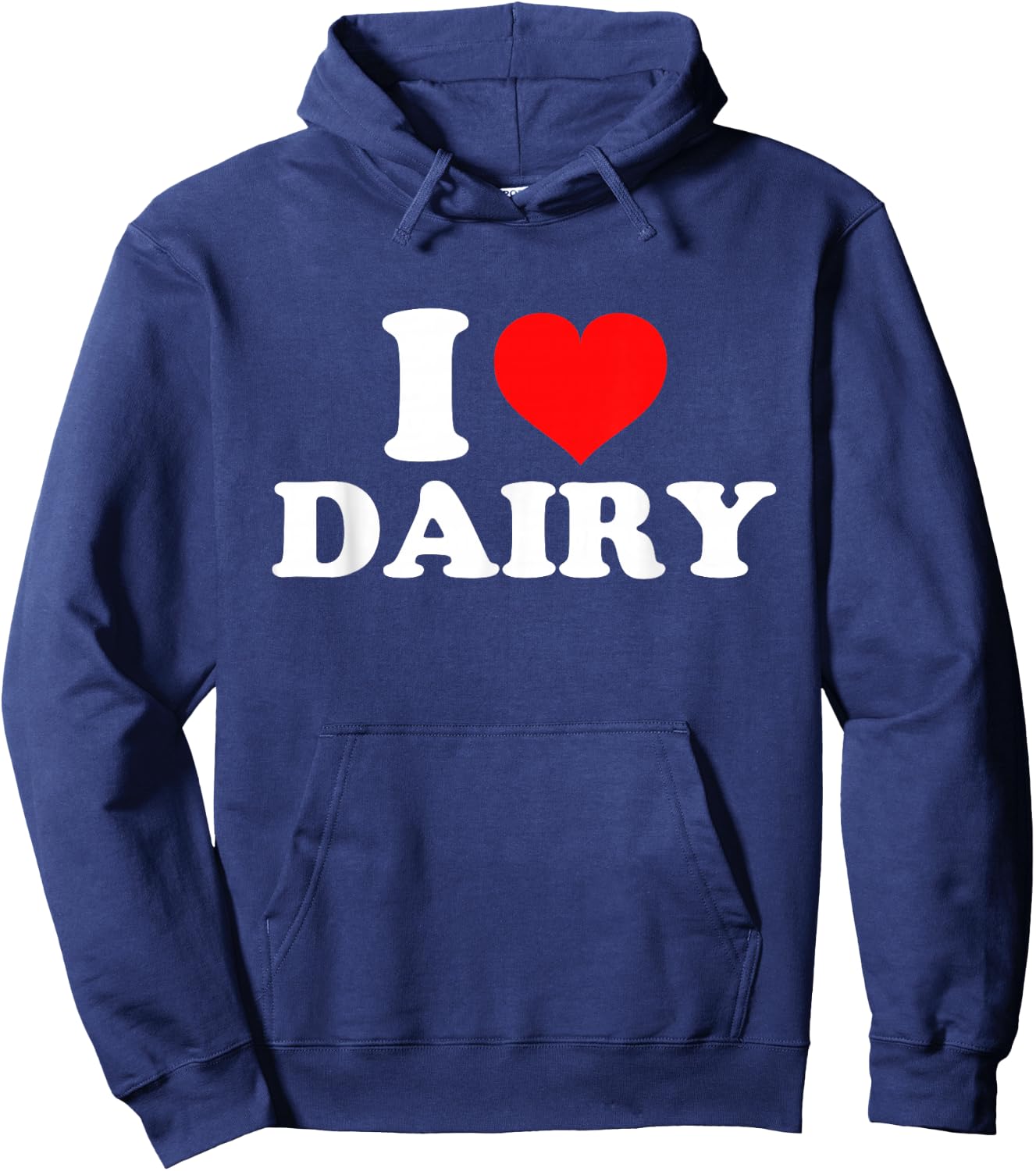 I Love Dairy Hoodie - Hoodie | Navy