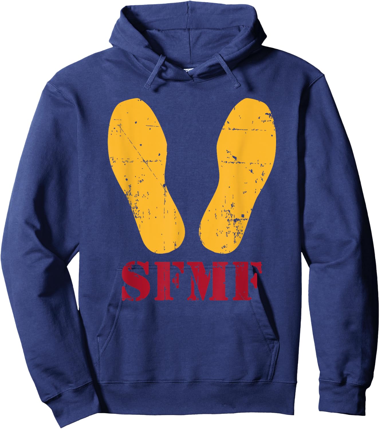 Yellow Footprints - SFMF Hoodie - Hoodie | Navy