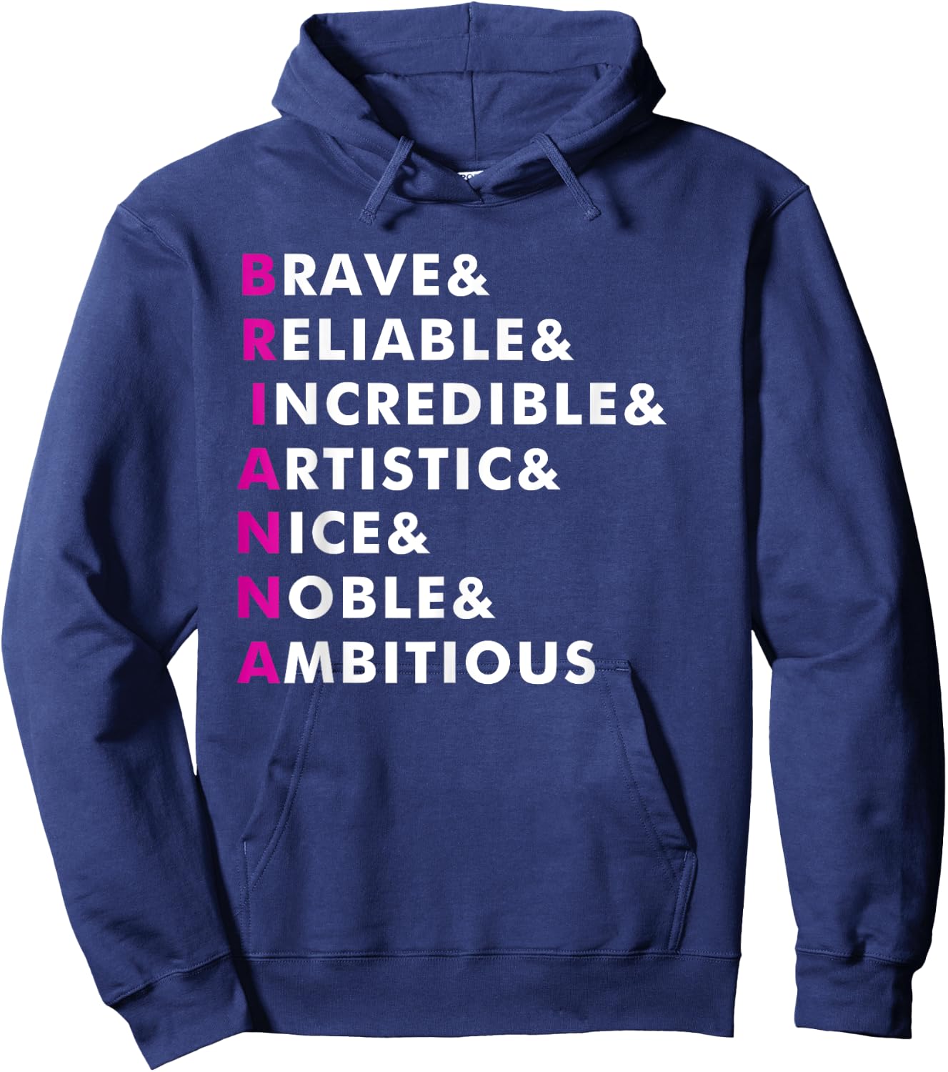 Brianna Name Shirt Personalized Gift Hoodie - Hoodie | Navy