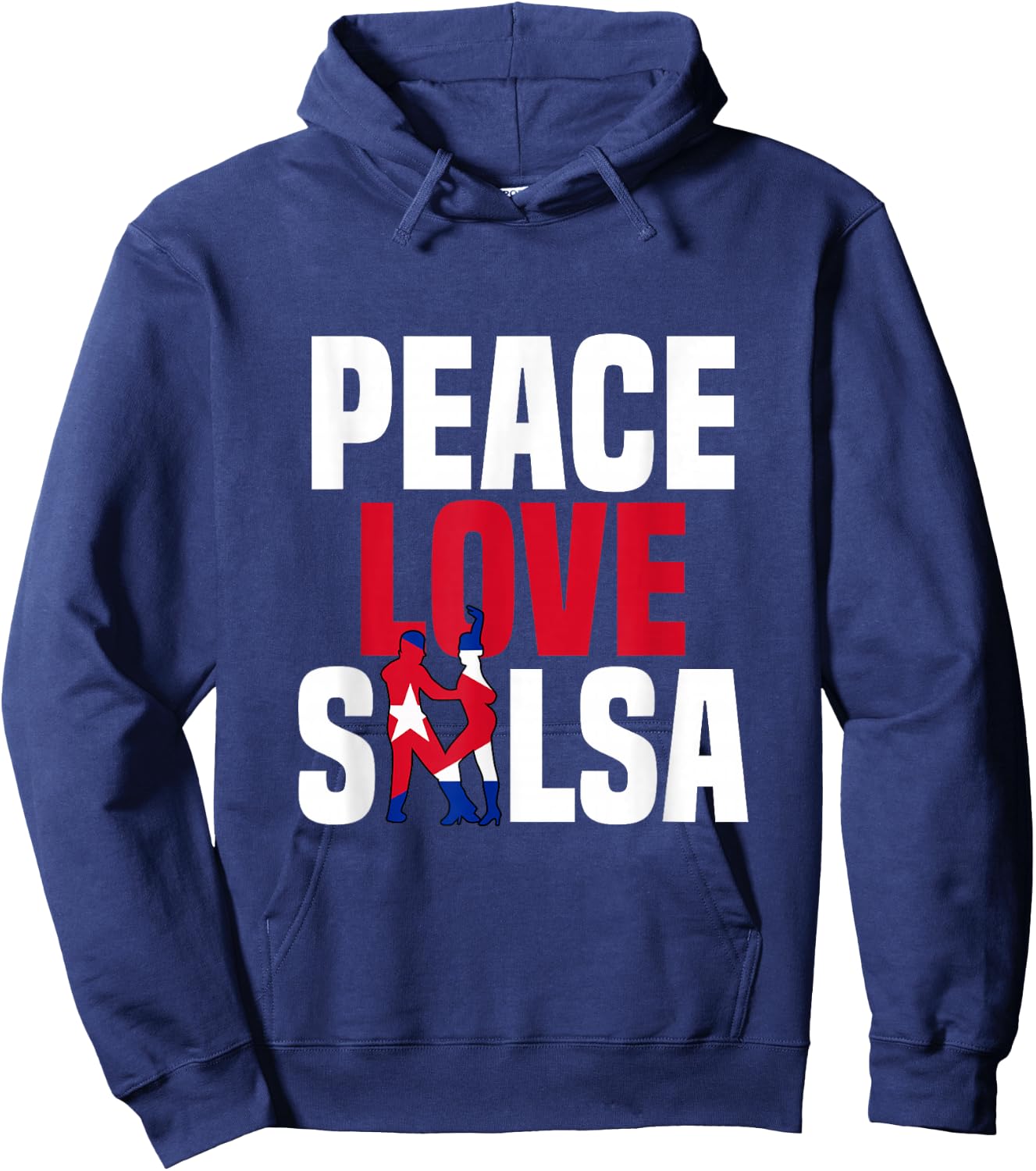 La Salsa Cuban salsa salsa club salsa dance Hoodie - Hoodie | Navy