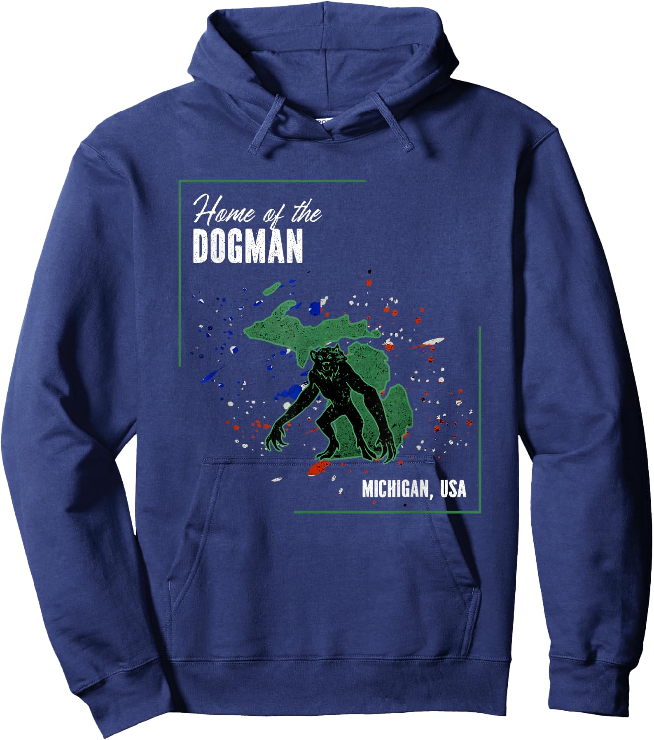 Home of The Dogman Hoodie - Hoodie | Navy