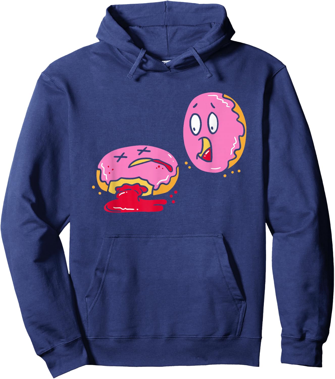 I Could Murder a Donut, Doughnut Sugar Murderer Hoodie - Hoodie | Navy
