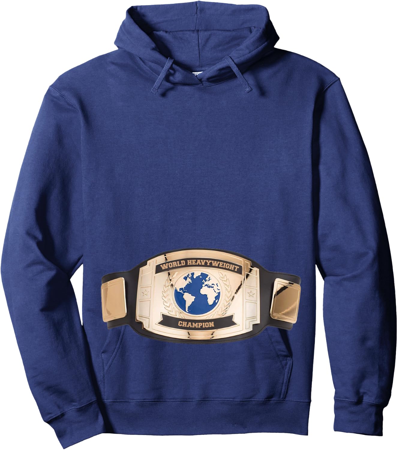 World Heavyweight Champion Belt Hoodie - Hoodie | Navy
