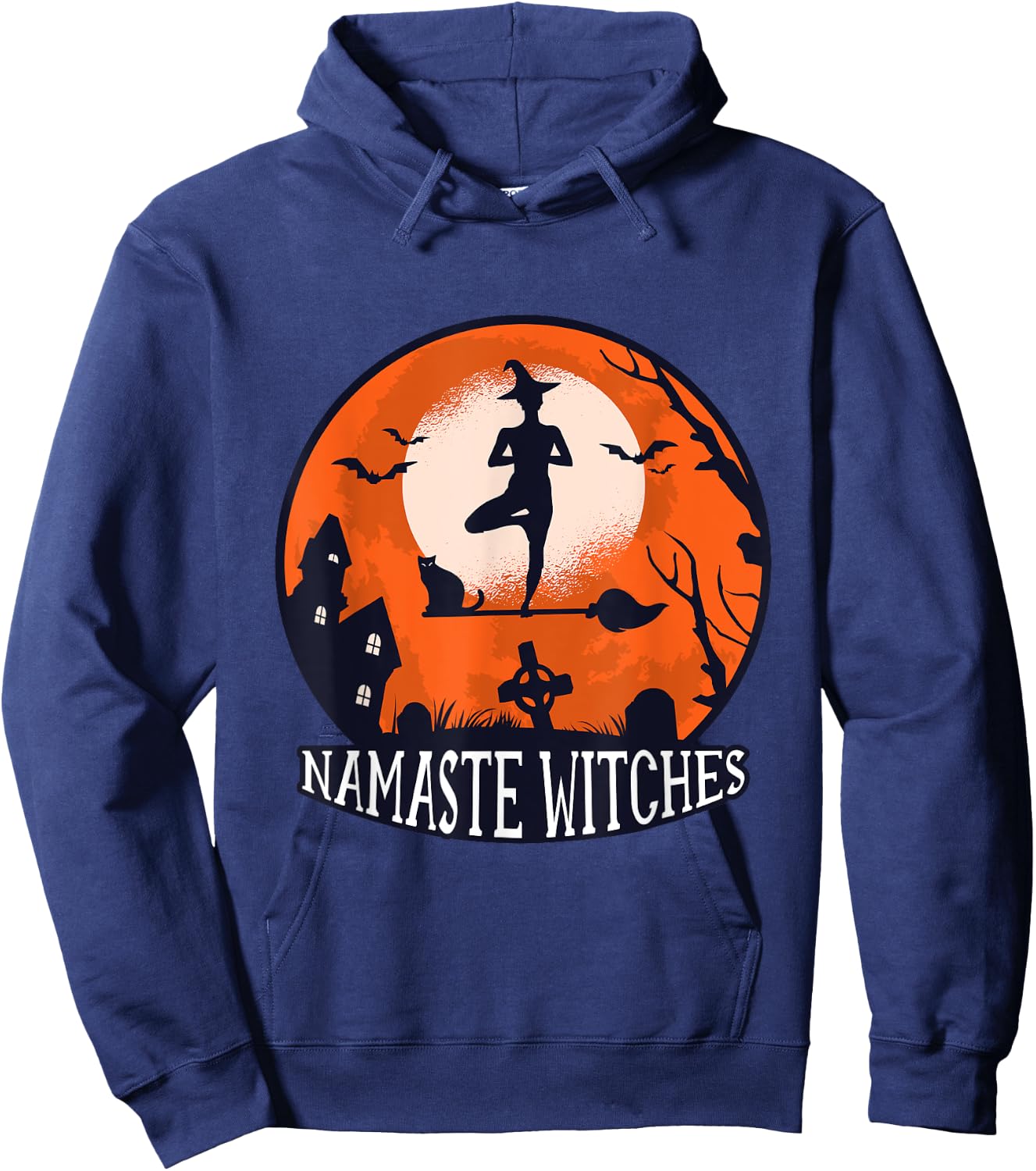 Namaste witches - Halloween Costume Hoodie - Hoodie | Navy