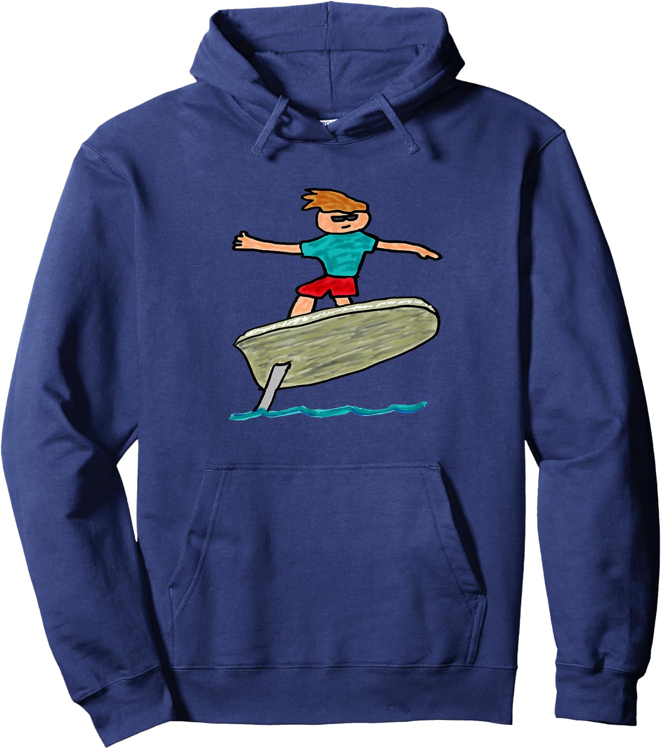 eFoil Surfing Hoodie - Hoodie | Navy
