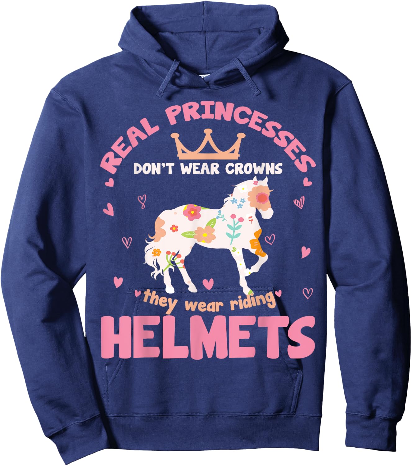 Horse Lover Horse Girl Hoodie - Hoodie | Navy
