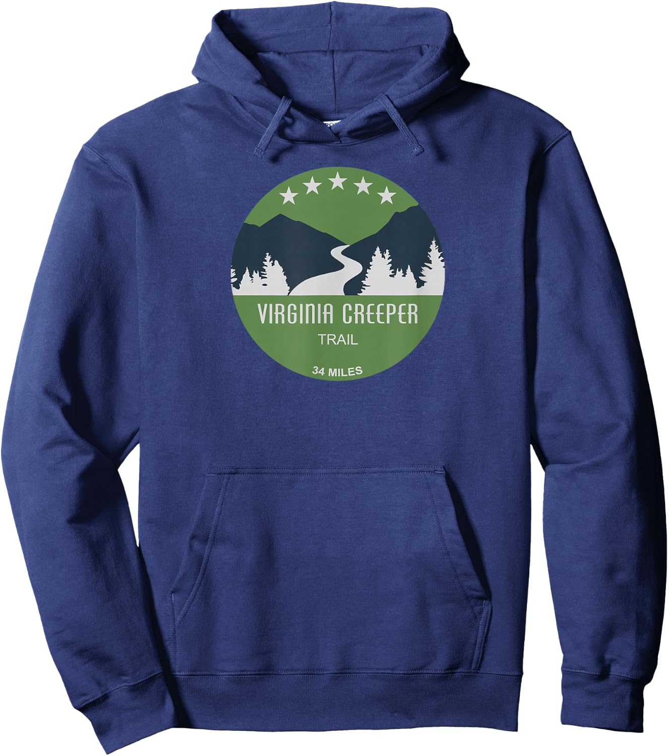 Virginia Creeper Trail Hoodie - Hoodie | Navy
