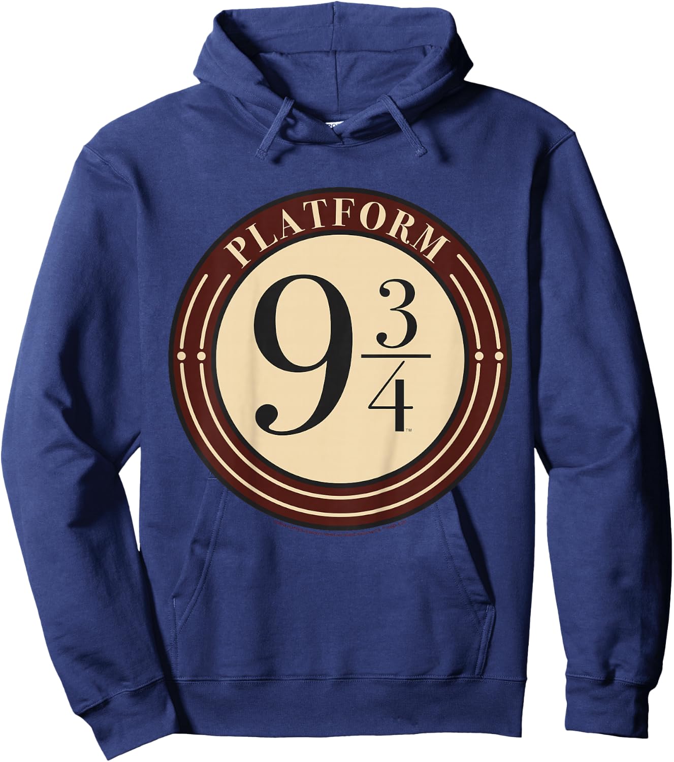 Kids Harry Potter Platform 9 &3/4 Simple Logo Hoodie - Hoodie | Navy