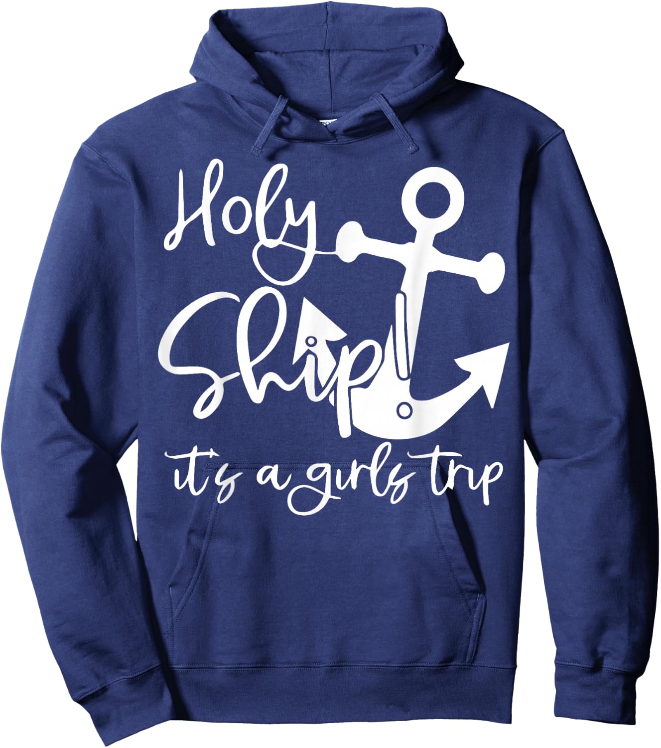 Holy Ship It's A Family Trip Hoodie - Hoodie | Navy