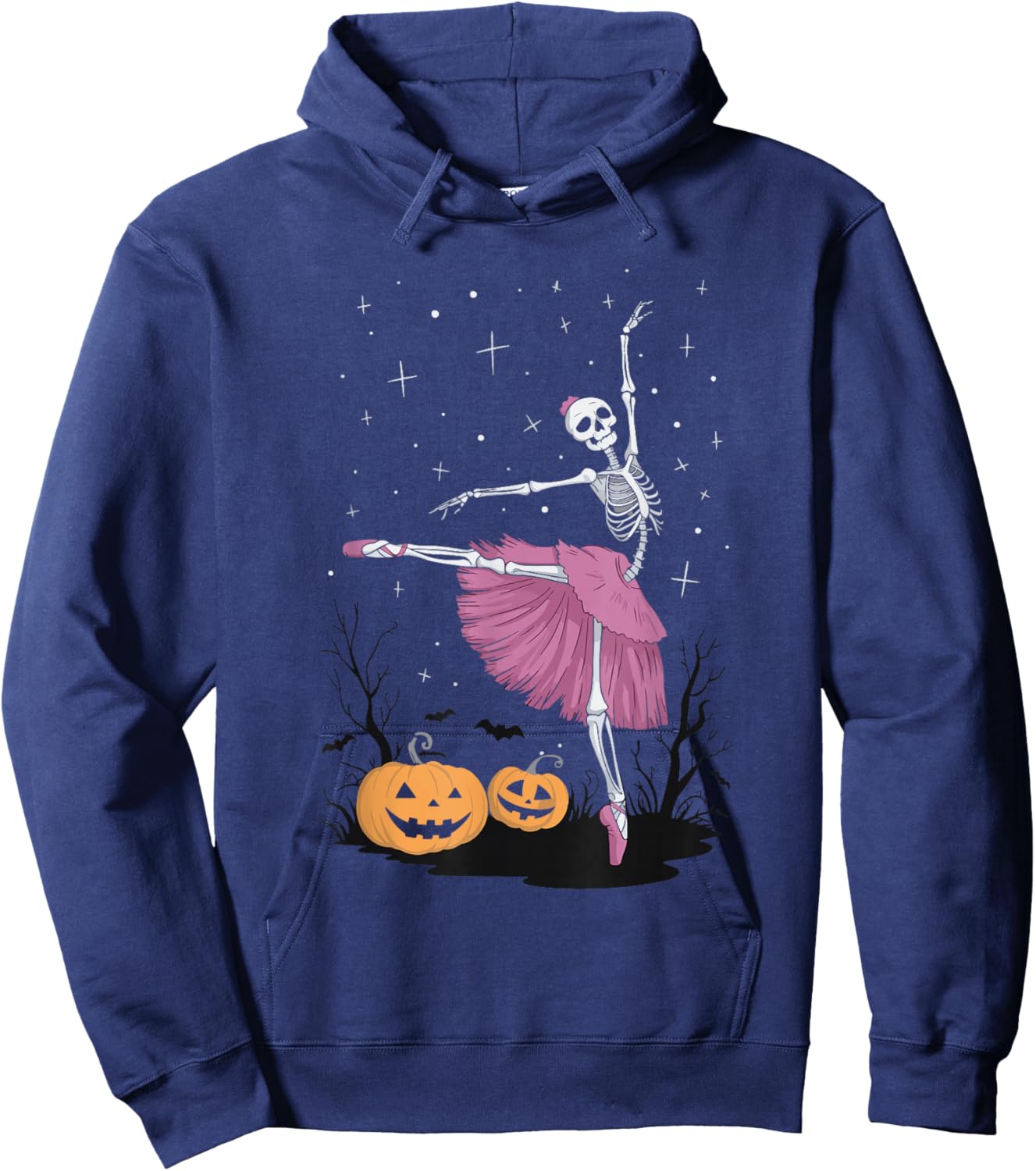 Skeleton Ballet Hoodie - Hoodie | Navy
