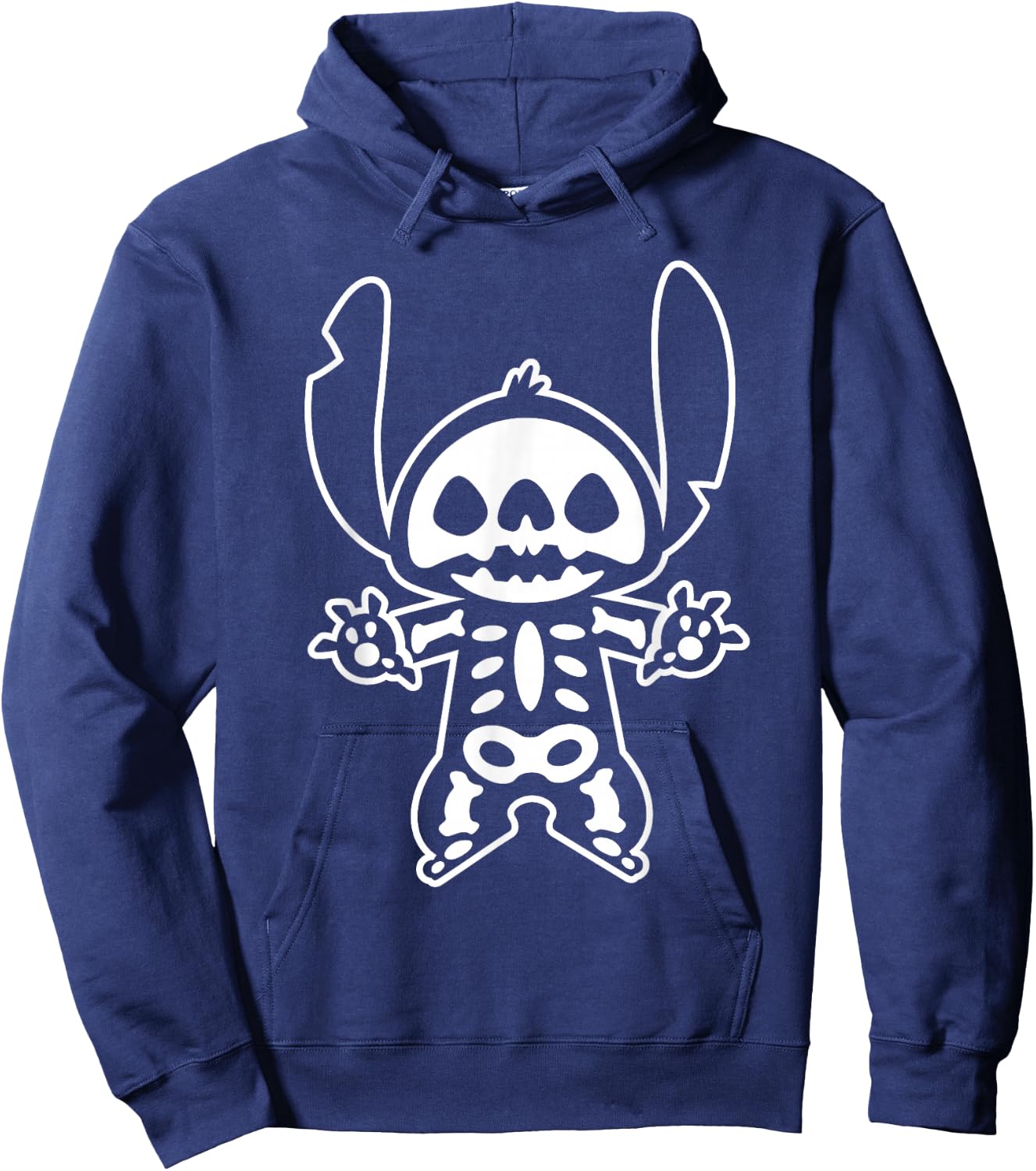 Disney Stitch Halloween Skeleton Hoodie - Hoodie | Navy
