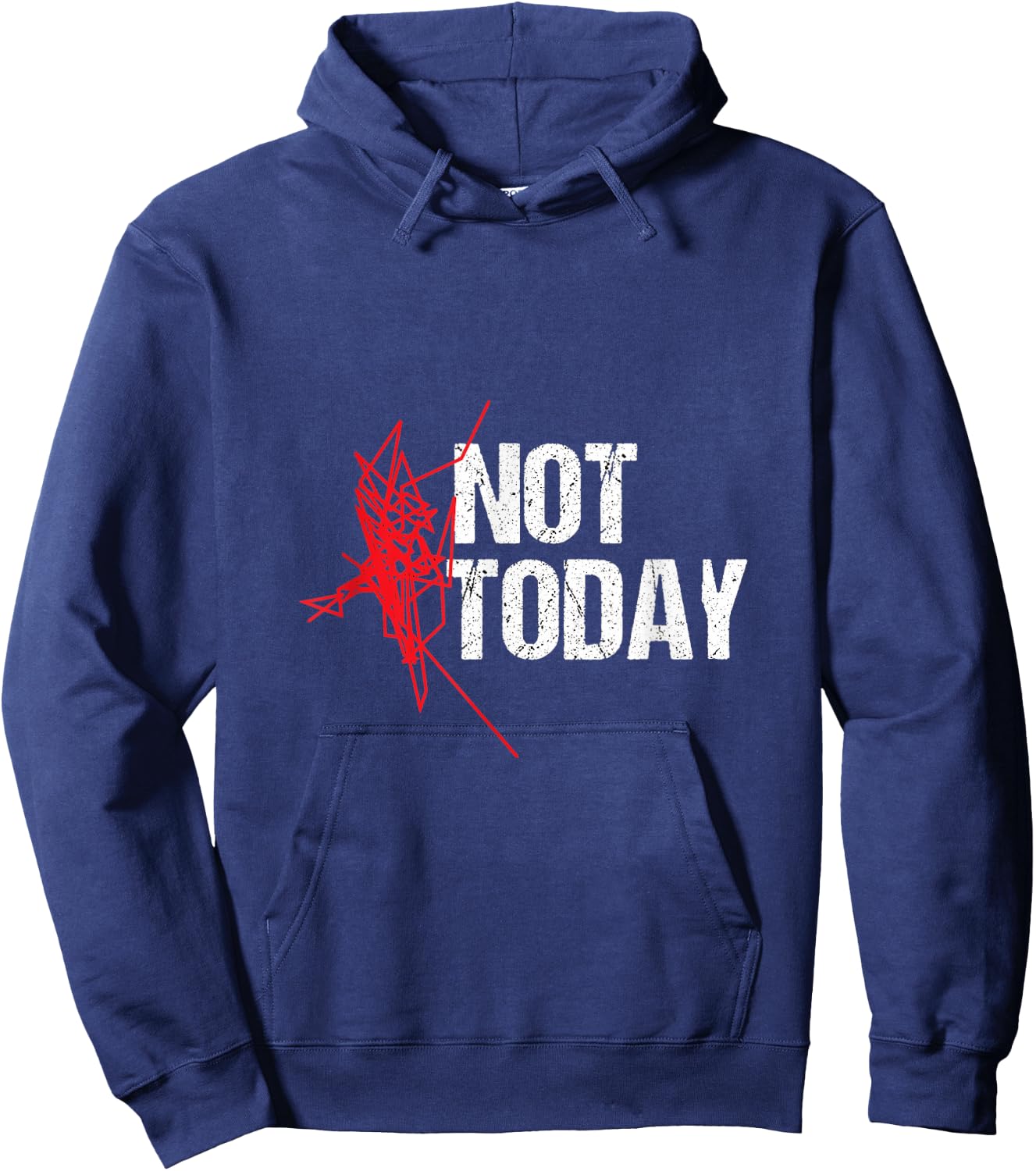 Not Today - Runner GPS Design by NTMF Hoodie - Hoodie | Navy