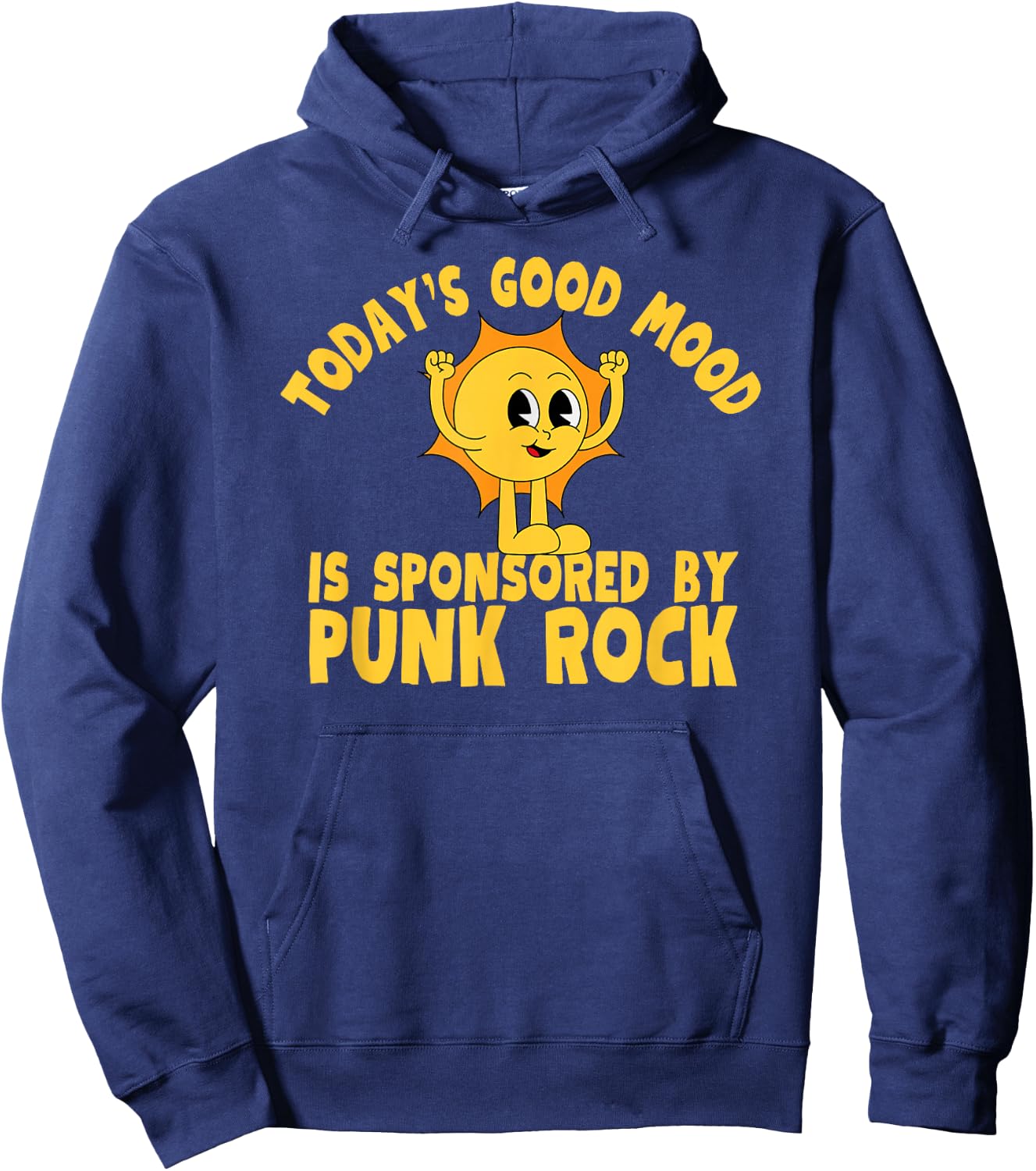 Cute Retro Vintage Funny Punk Rock Hoodie - Hoodie | Navy