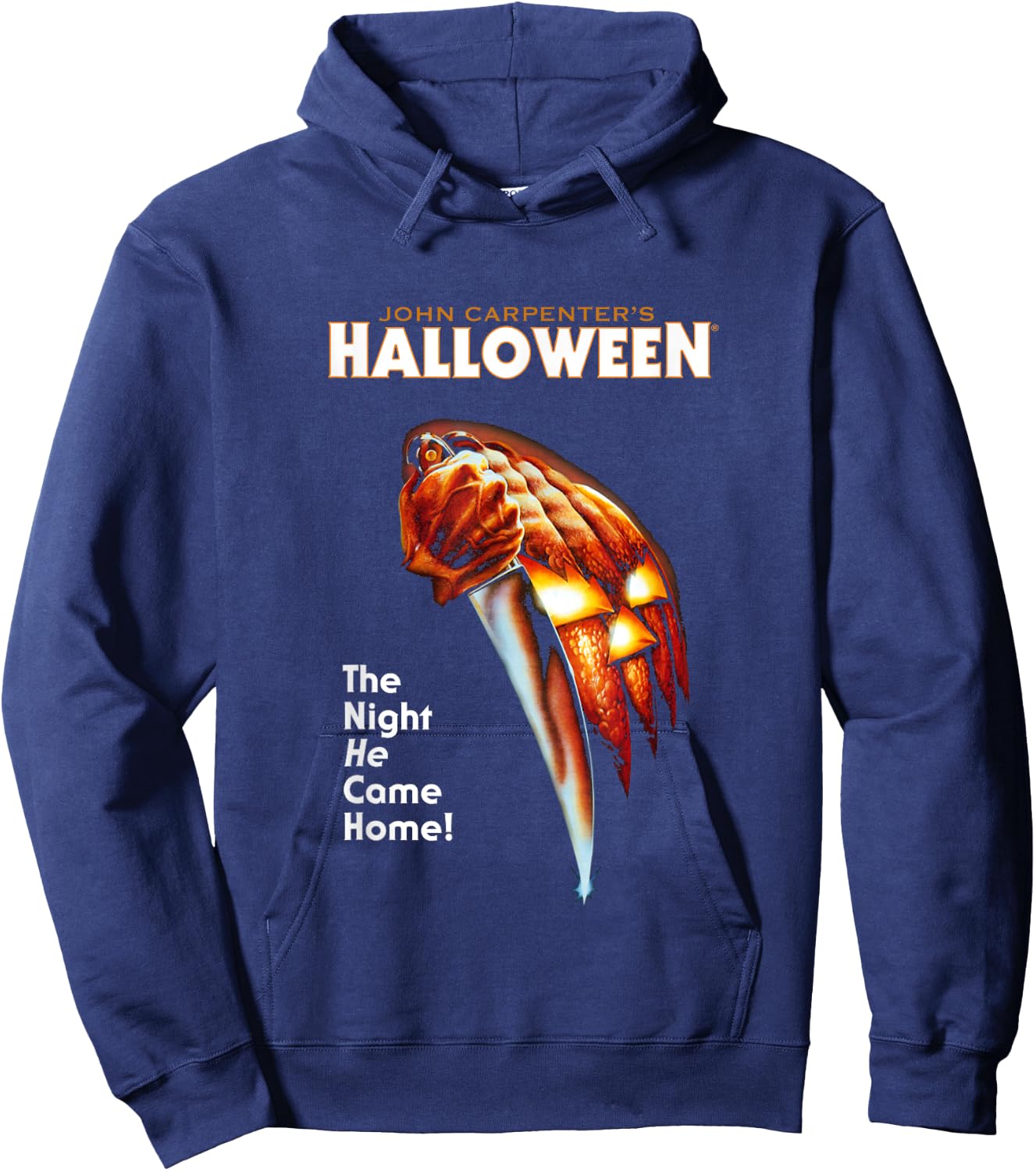 Halloween Pumpkin The Night He Came Home Hoodie - Hoodie | Navy