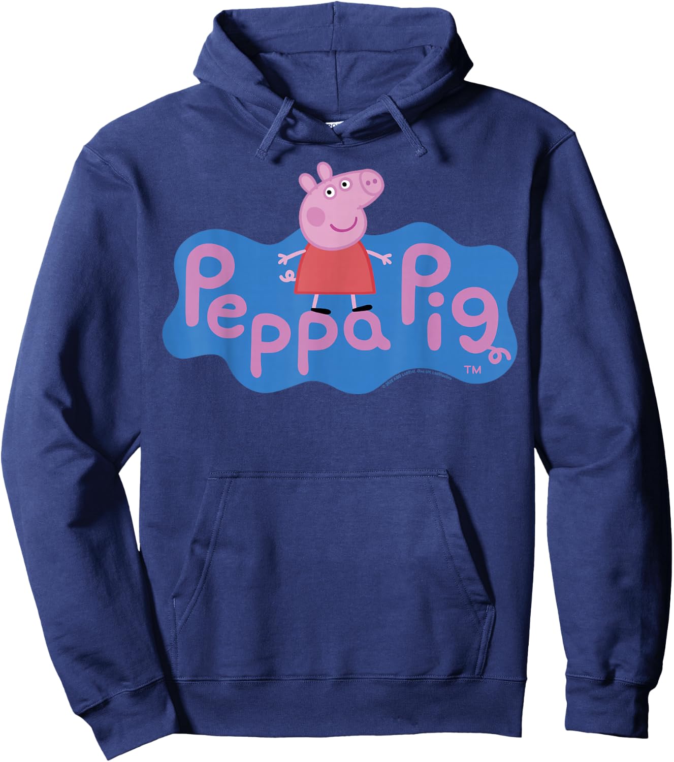 Peppa Pig Peppa Logo Hoodie - Hoodie | Navy