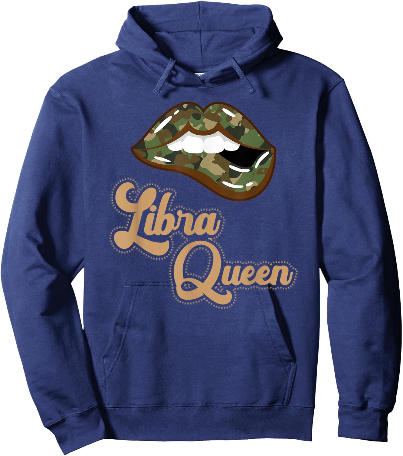 Lip Biting Libra Queen Birthday Gift Hoodie - Hoodie | Navy