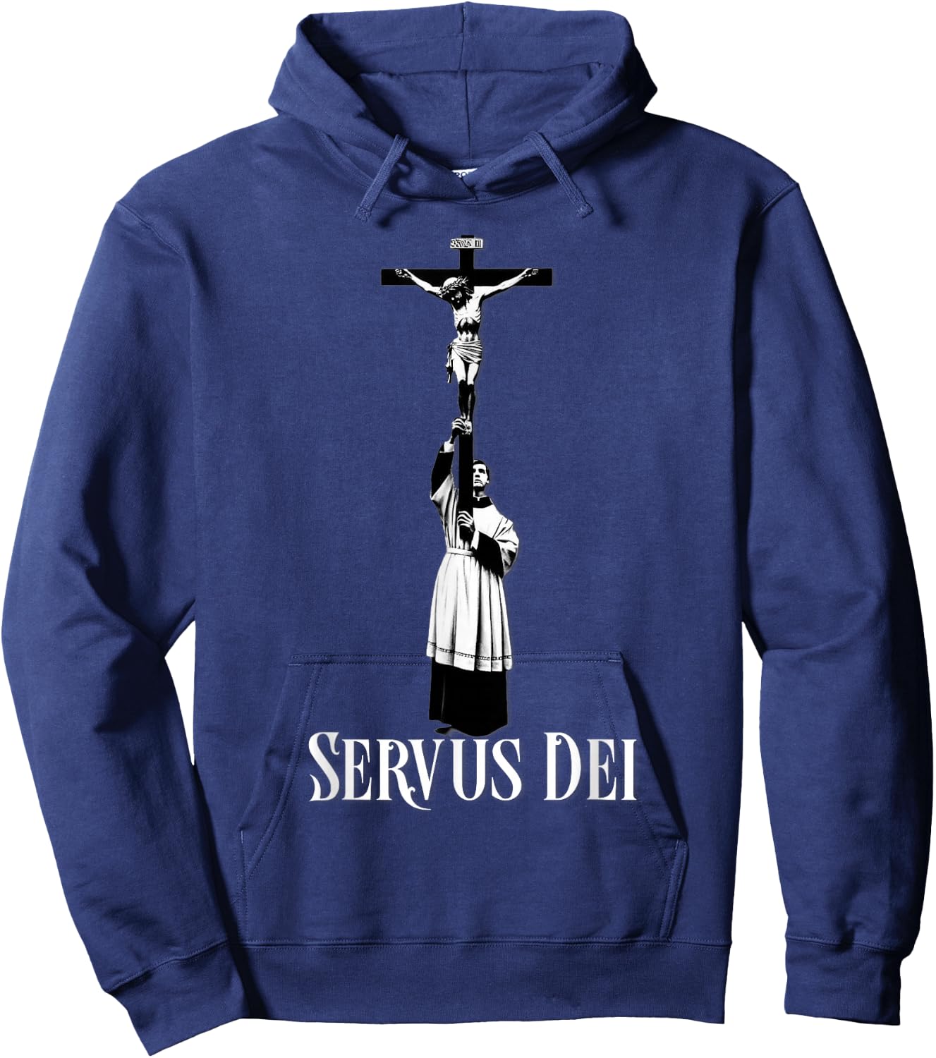 Catholic Altar Server Latin Mass Hoodie - Hoodie | Navy