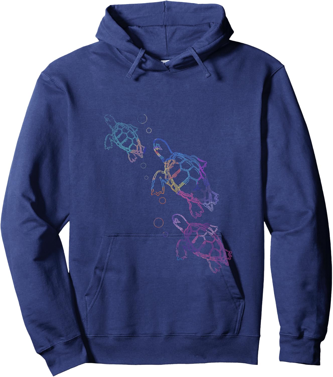 Animal Lover Ocean Creature Gift Sea Turtle Hoodie - Hoodie | Navy