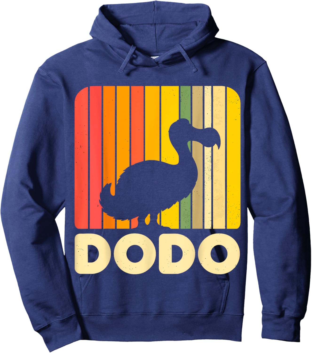 Retro Dodo Bird Animal Hoodie - Hoodie | Navy