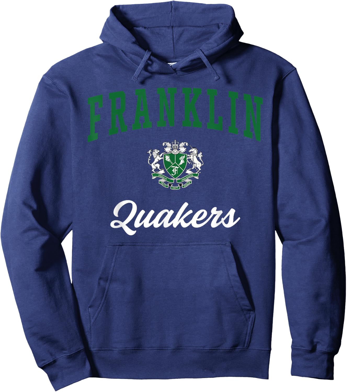 Franklin High School Quakers Hoodie - Hoodie | Navy