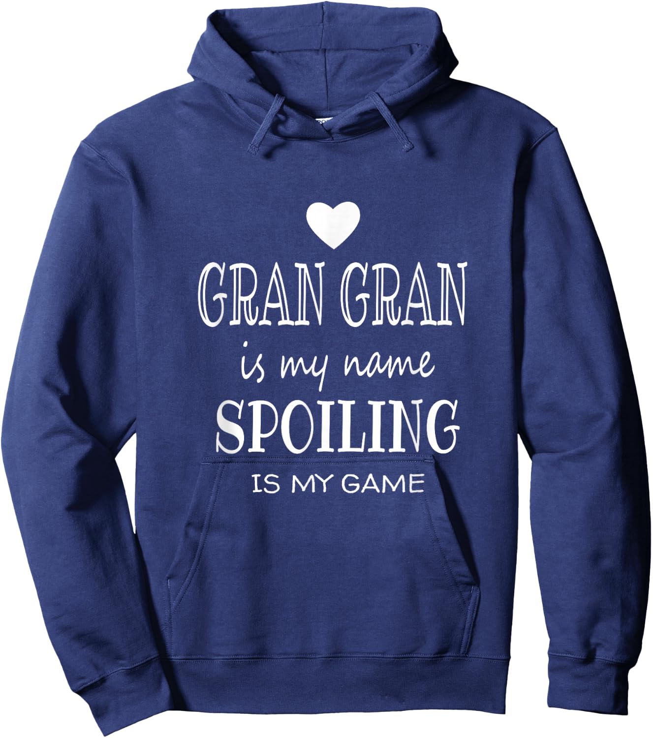Gran Gran Is My Name Funny Gifts for Grandma Hoodie - Hoodie | Navy