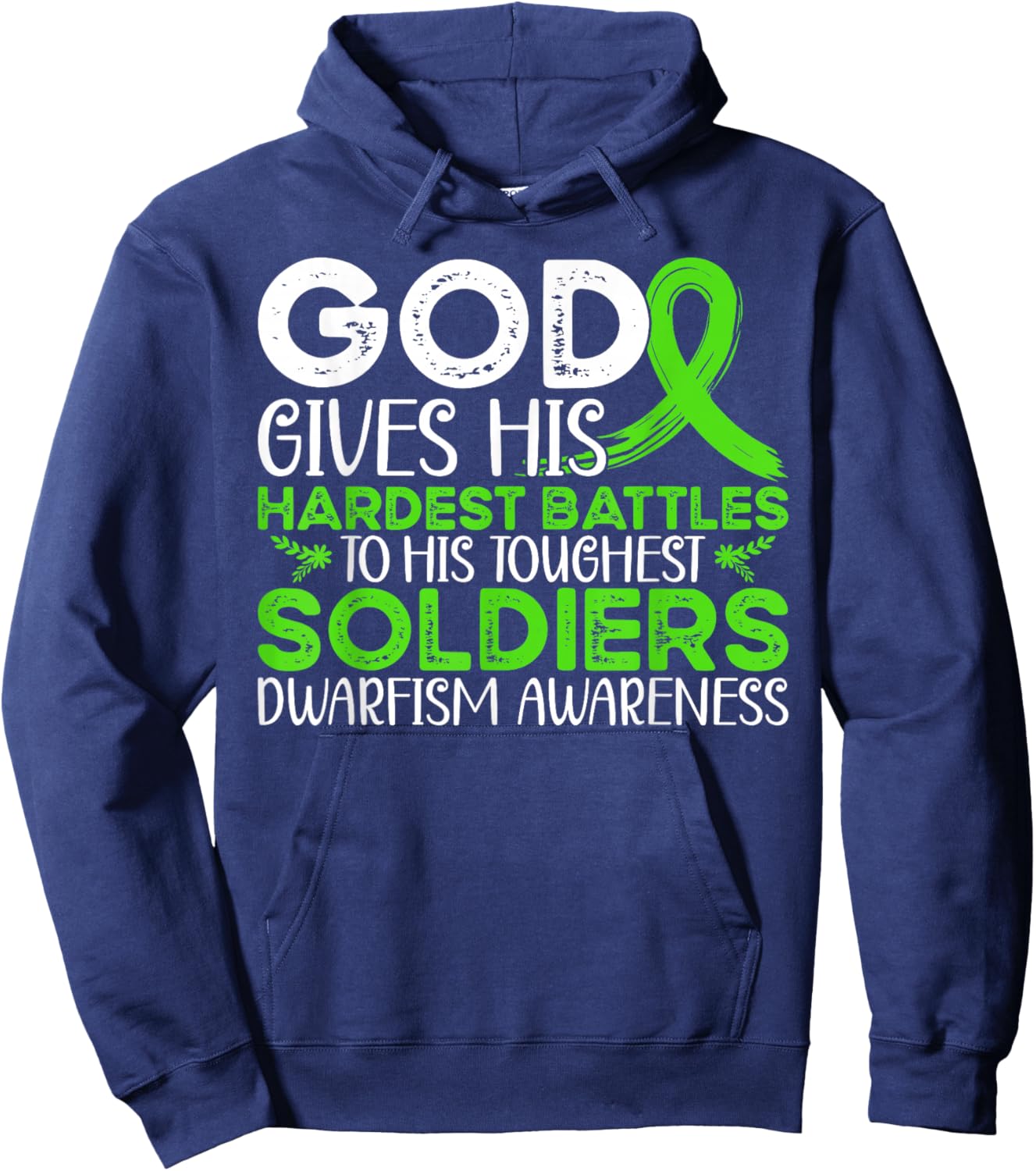 Dwarfism Warrior Support Dwarfism Awareness Hoodie - Hoodie | Navy