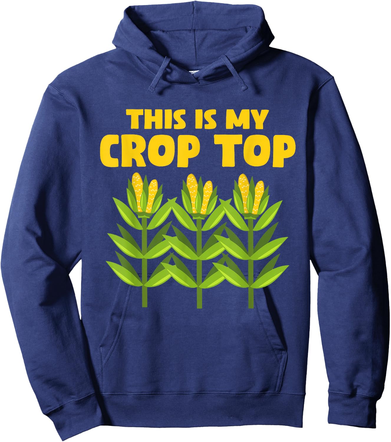 Funny Crop Farming Corn Corn Cob Hoodie - Hoodie | Navy