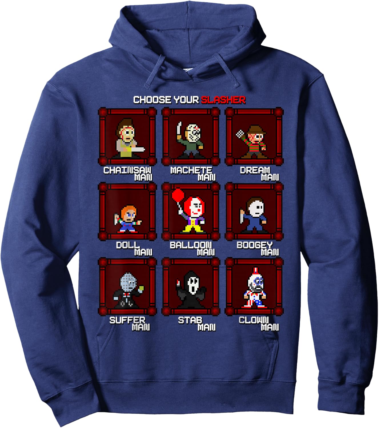 Choose Your Slasher! Hoodie - Hoodie | Navy
