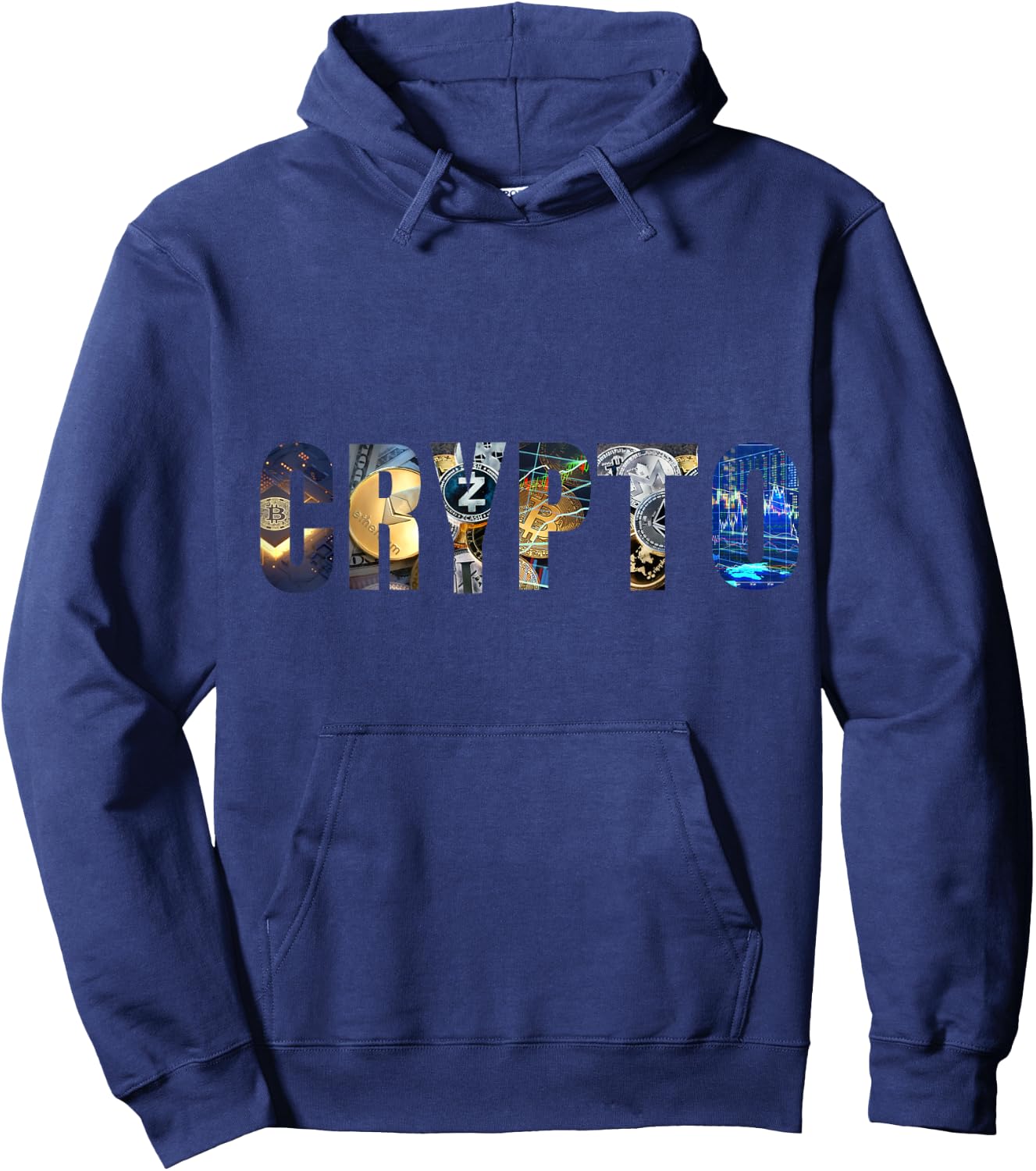 Crypto Bitcoin NTFs Hoodie - Hoodie | Navy