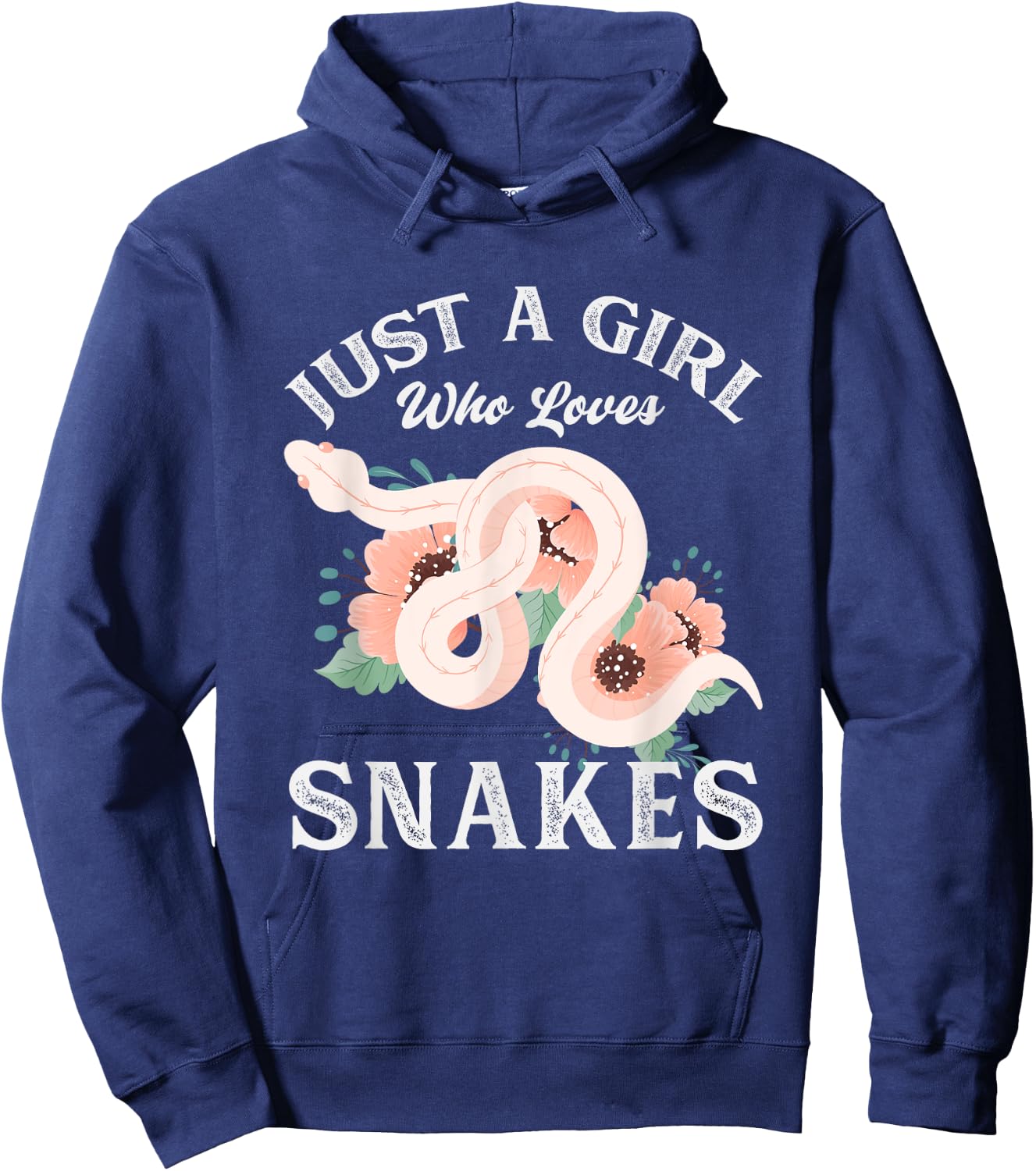 Just A Girl Who Loves Snakes Hoodie - Hoodie | Navy