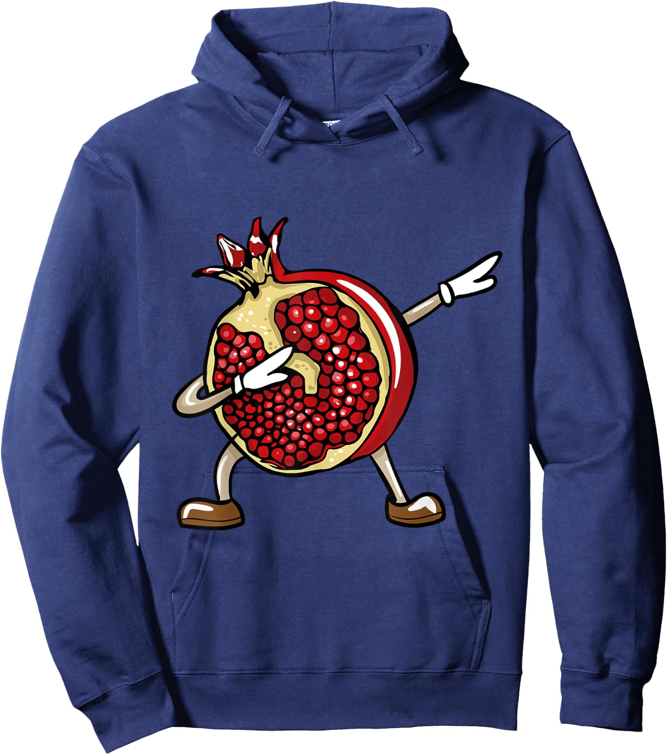 Funny Dabbing Pomegranate Lover Fruit Love Hoodie - Hoodie | Navy