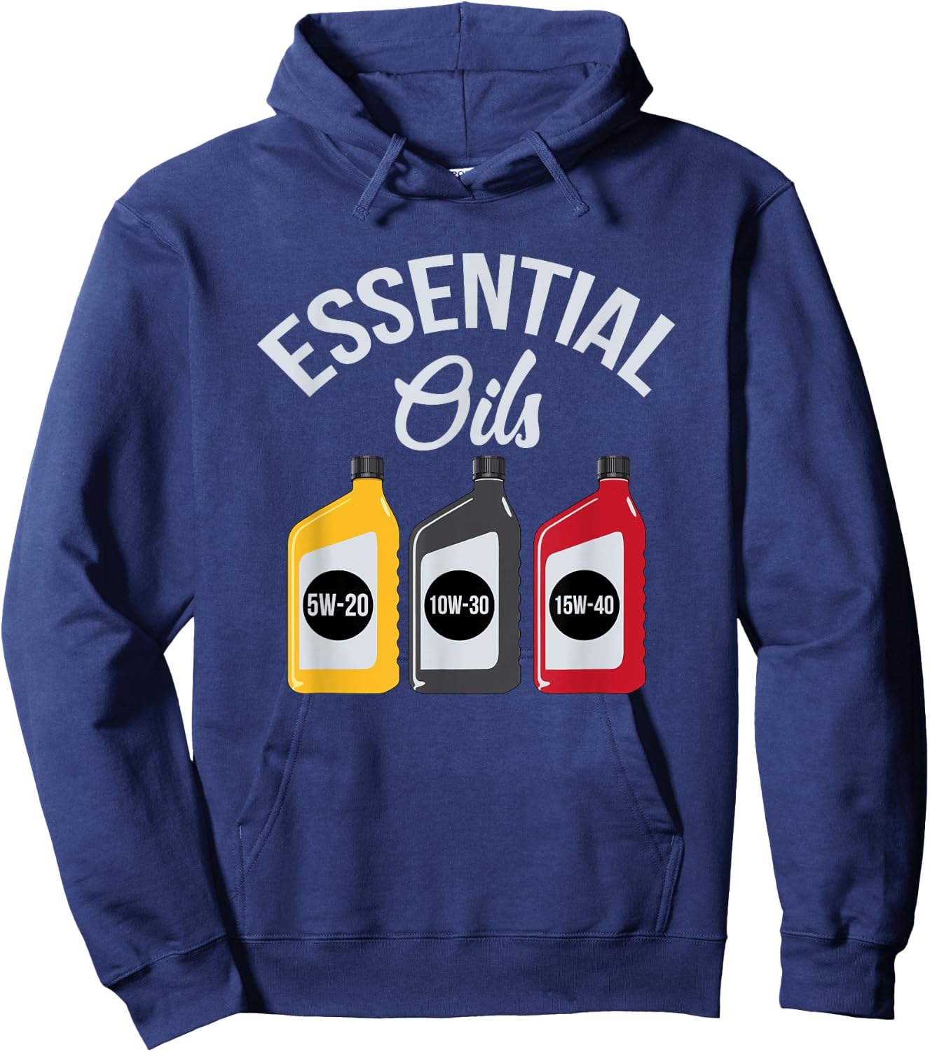 Essential Oils Funny Car Mechanic Oil Change Hoodie - Hoodie | Navy