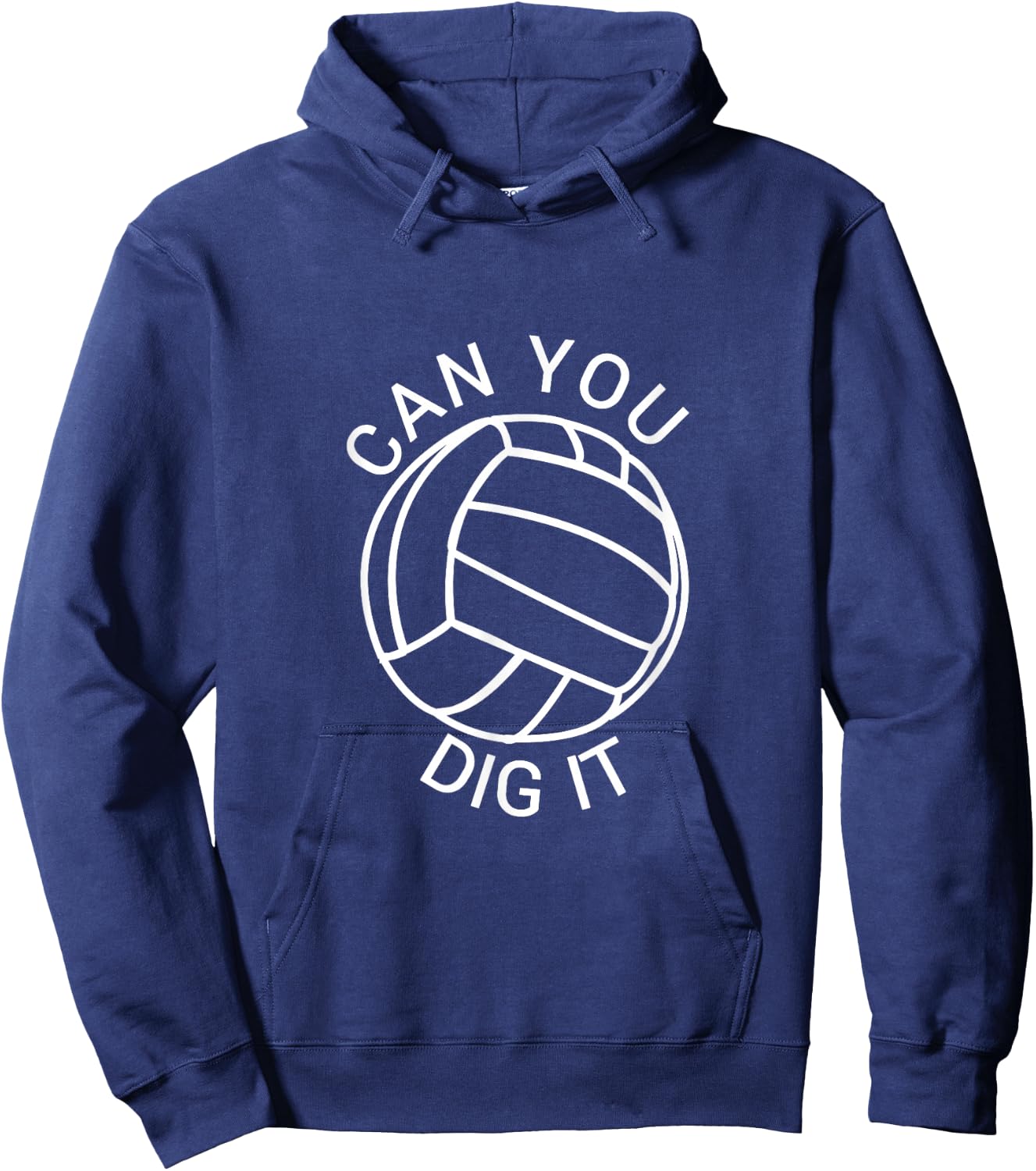 Can You Dig It Volleyball Hoodie - Hoodie | Navy