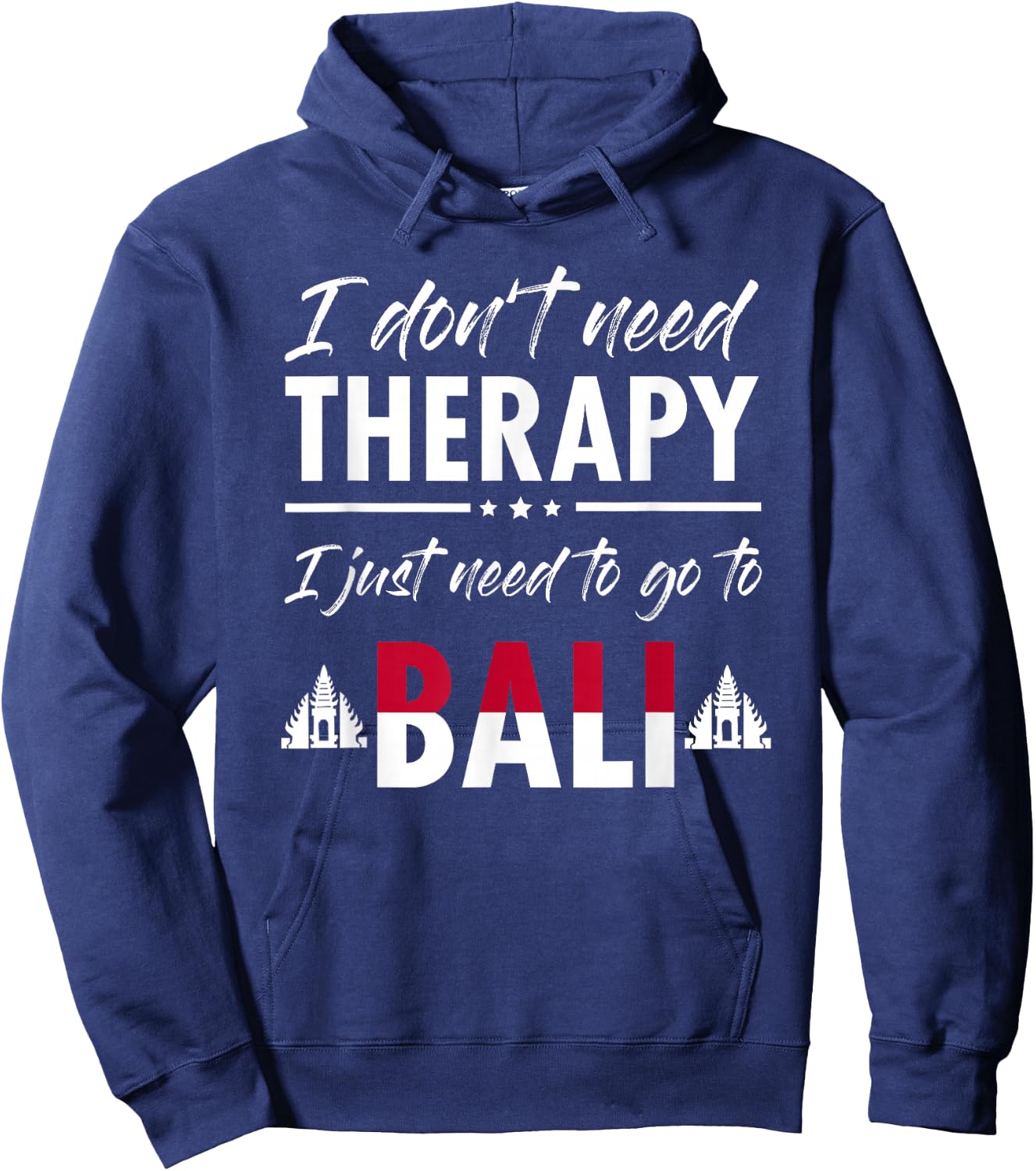Bali Travel Gift Indonesia Asian Lover Hoodie - Hoodie | Navy