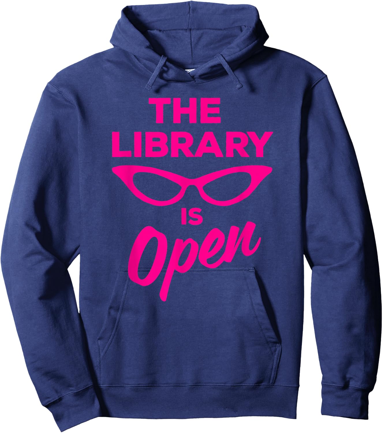 The Library is Open Drag Queen Hoodie - Hoodie | Navy