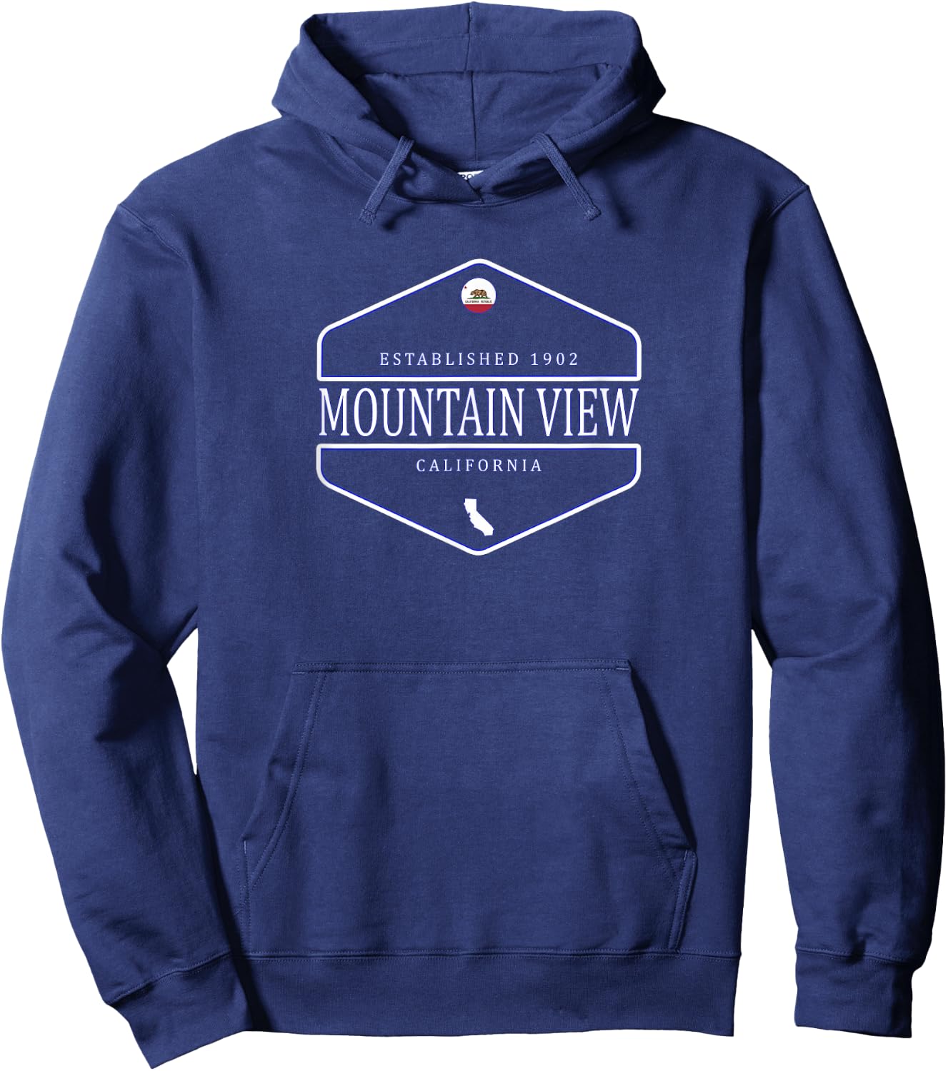 Mountain View California | Mountain View CA Hoodie - Hoodie | Navy