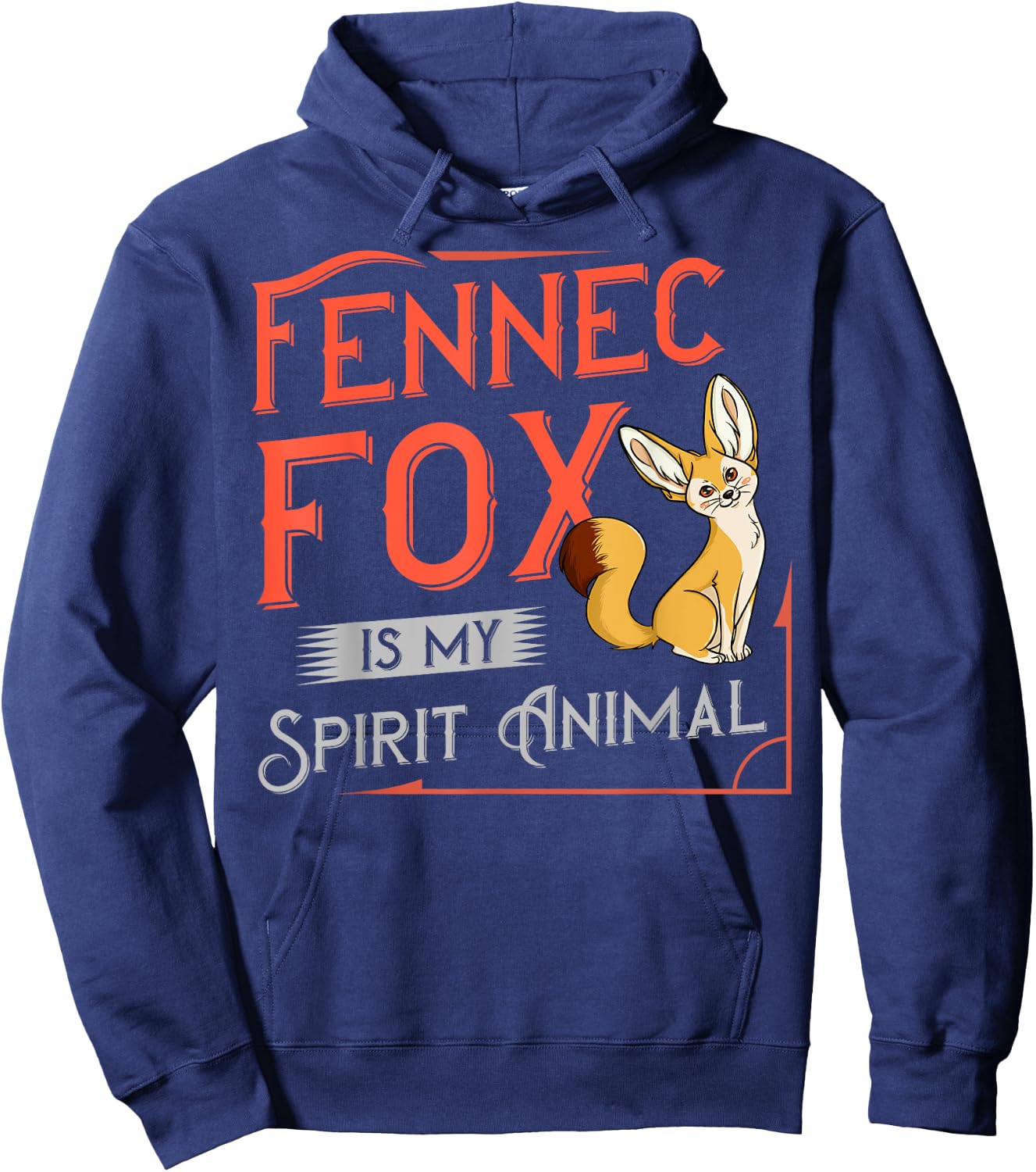Fennec Fox Gift Foxes Animal Hoodie - Hoodie | Navy