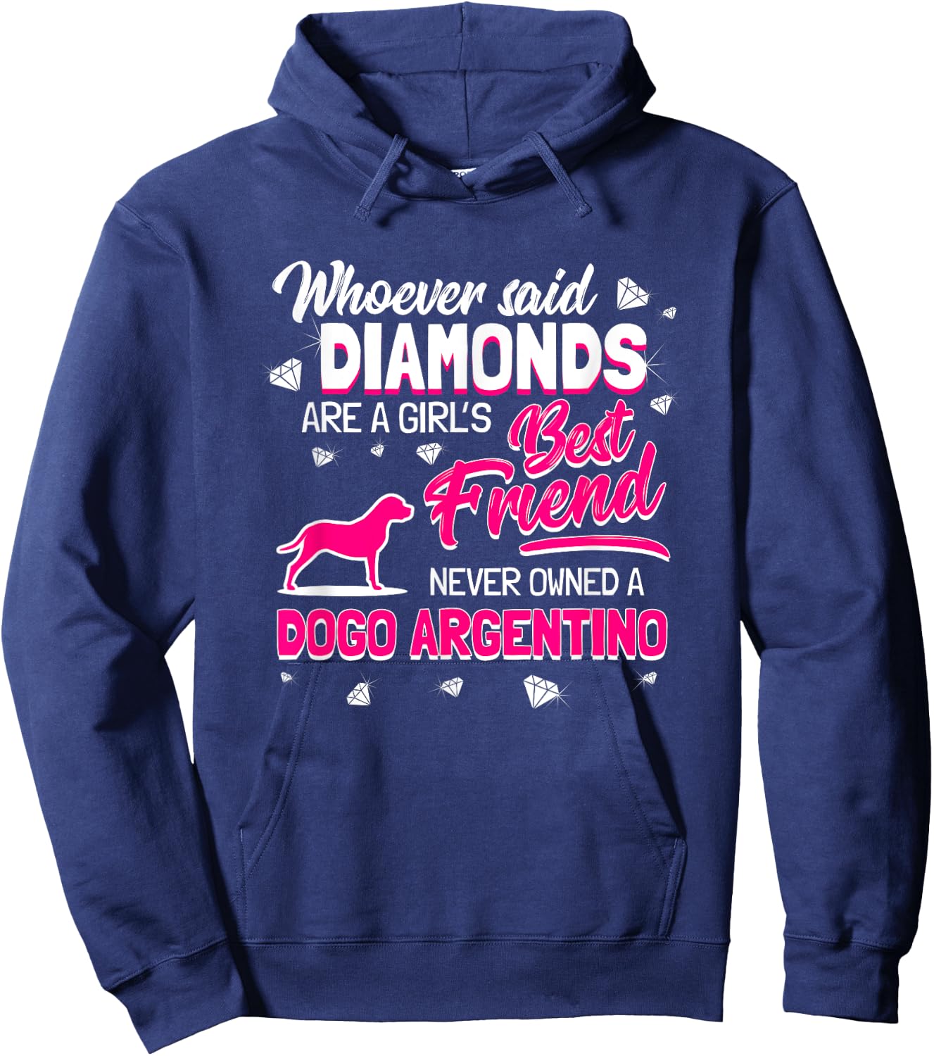Dogo Argentino Hoodie - Hoodie | Navy