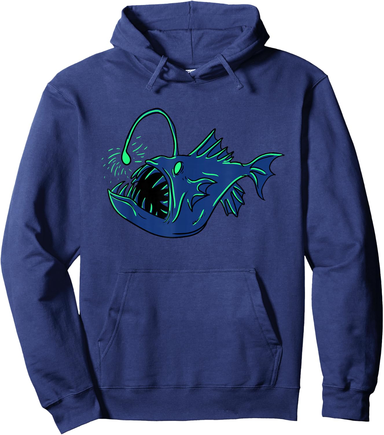 Anglerfish Deep Sea Monster Costume Hoodie - Hoodie | Navy
