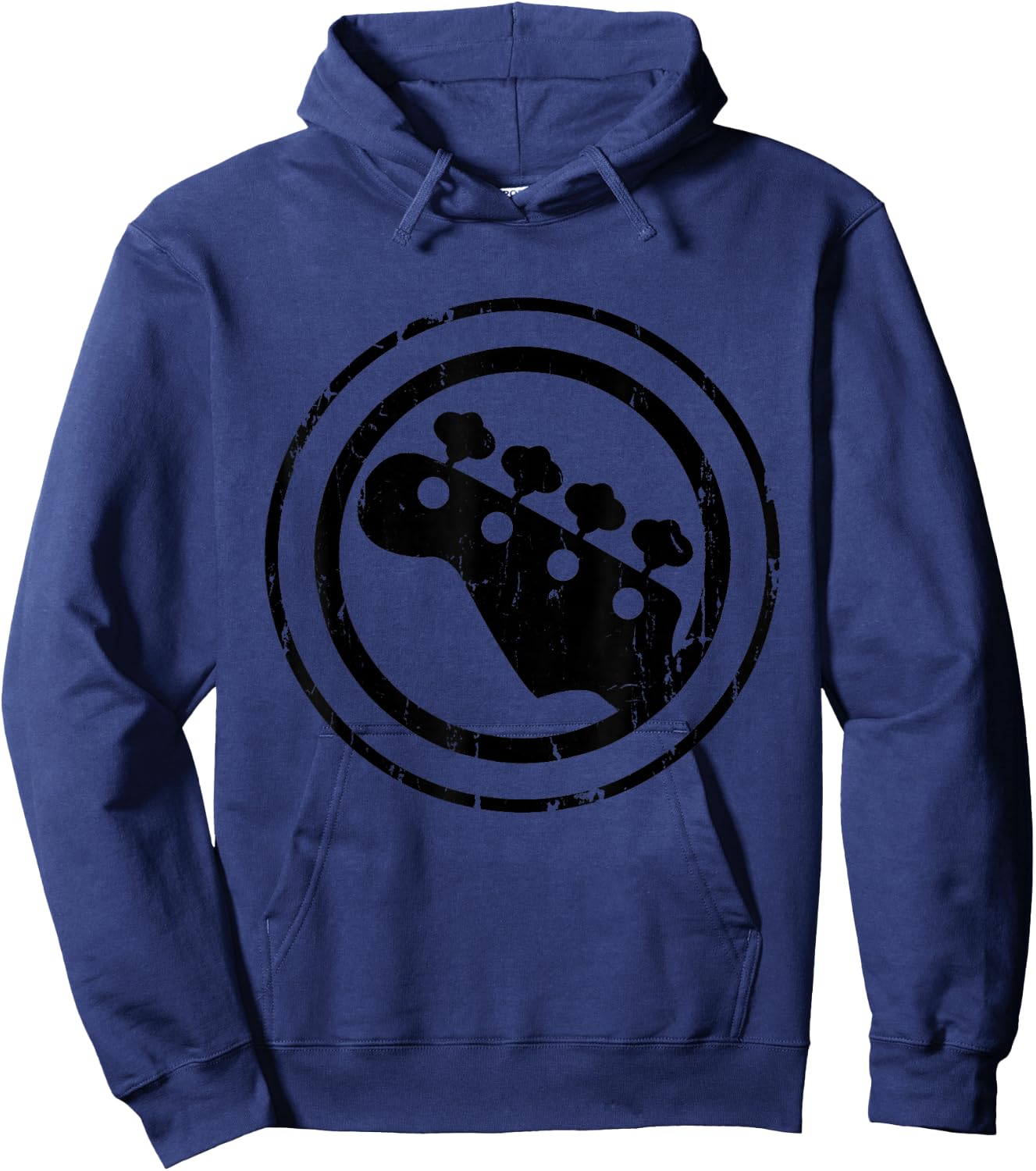 Bass Player Bass Guitar Vintage Bassist Gift Hoodie - Hoodie | Navy