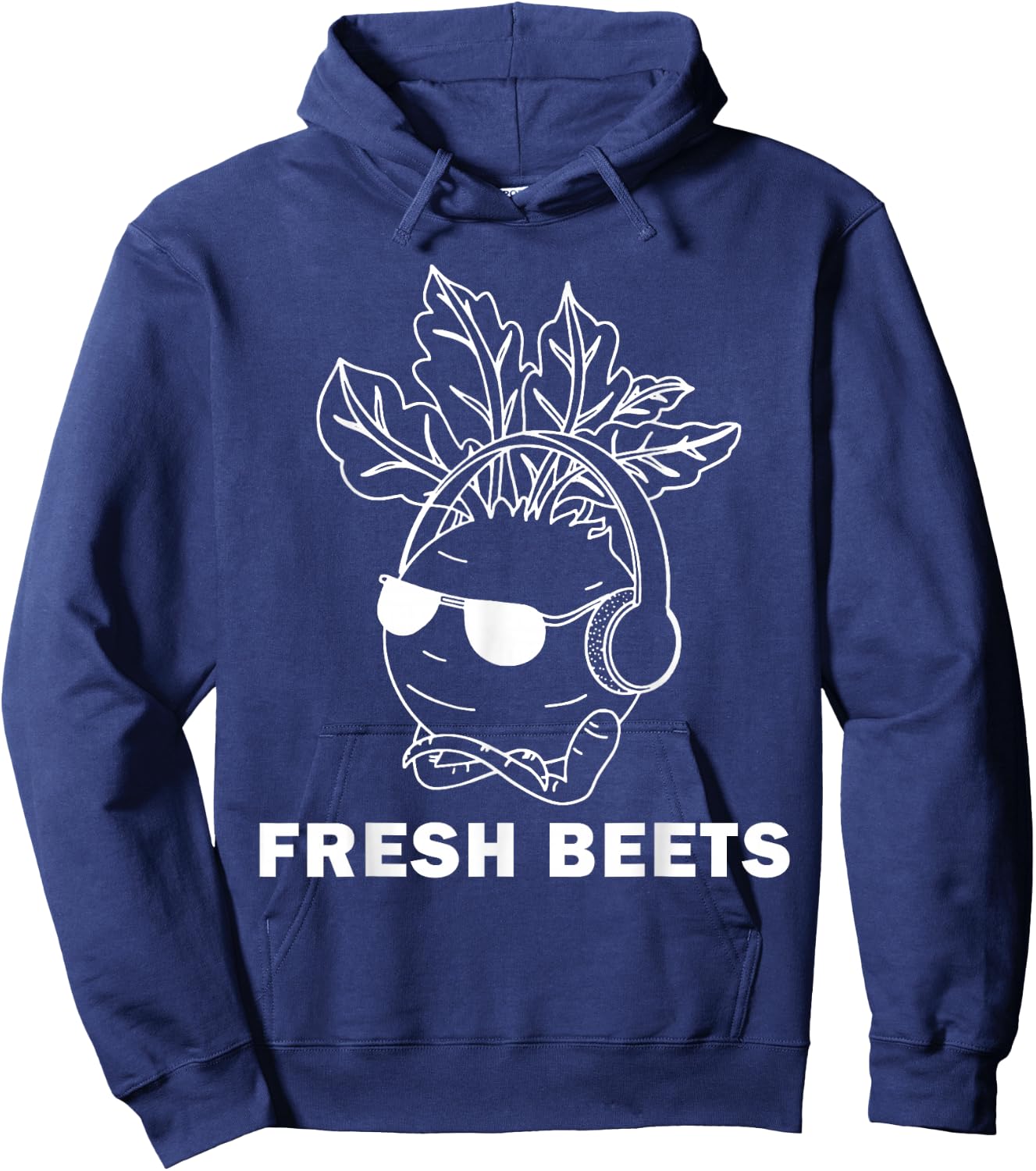 Funny "fresh beets" vegetable Hoodie - Hoodie | Navy