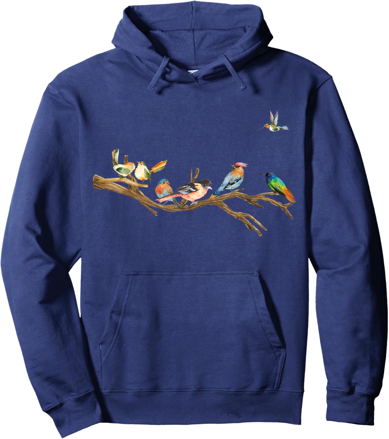 Natural Bird Watcher Bird Nerd Design Hoodie - Hoodie | Navy